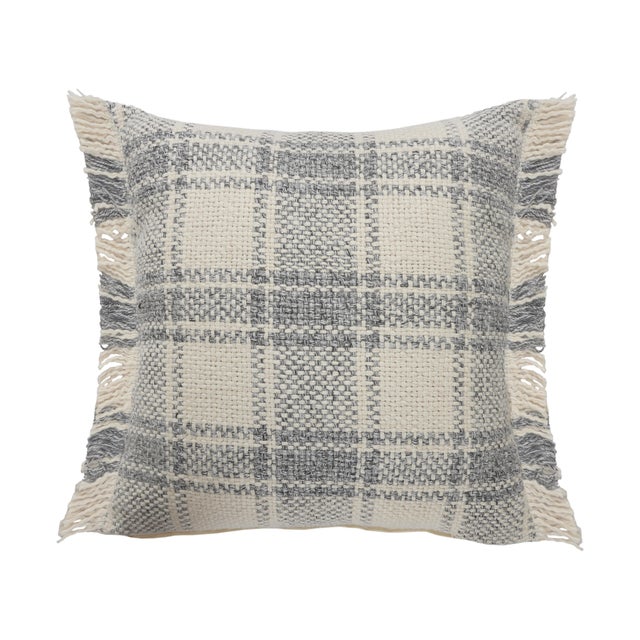 Suvii Home Ella Fringed Decorative Throw Pillow
