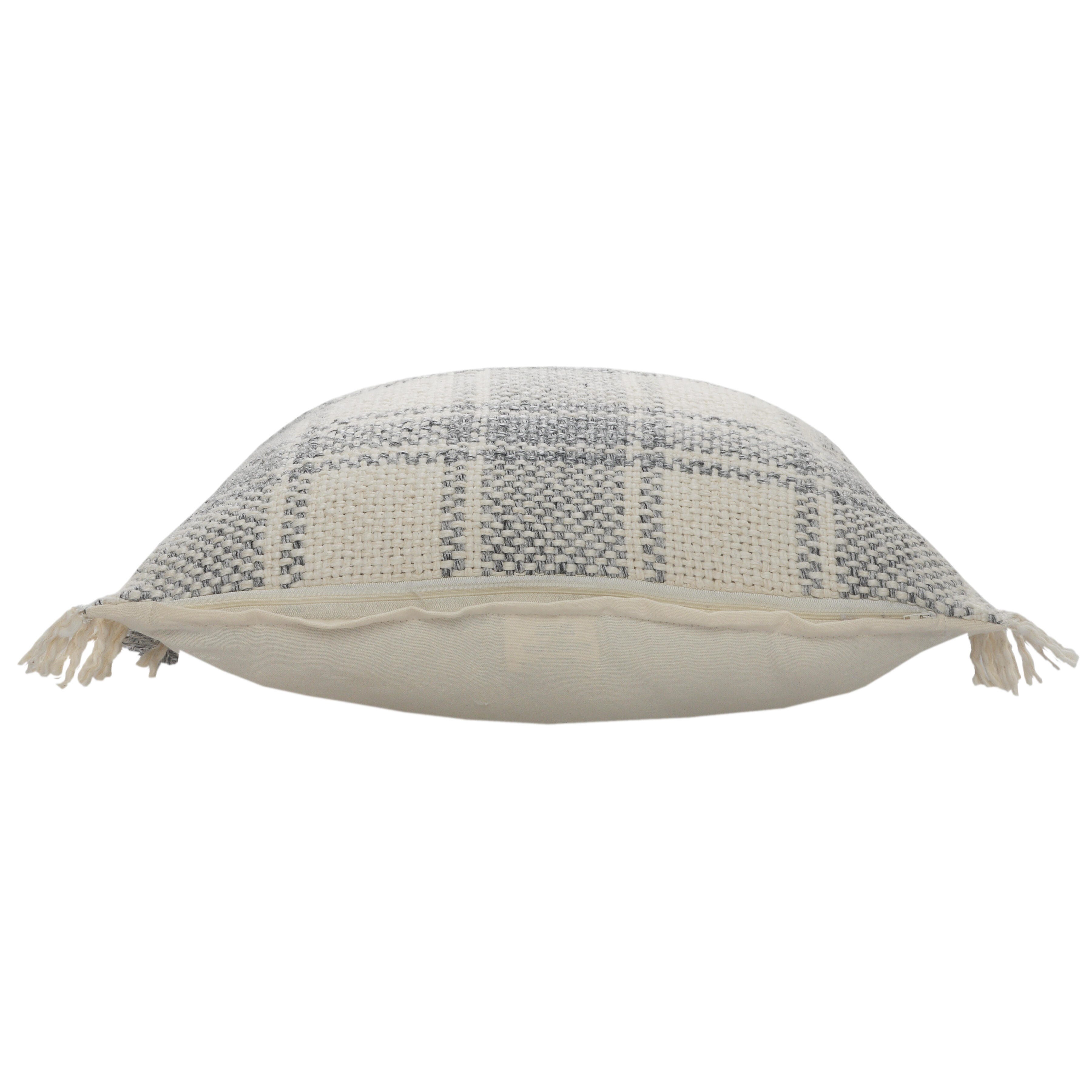 Suvii Home Ella Fringed Decorative Throw Pillow, , large