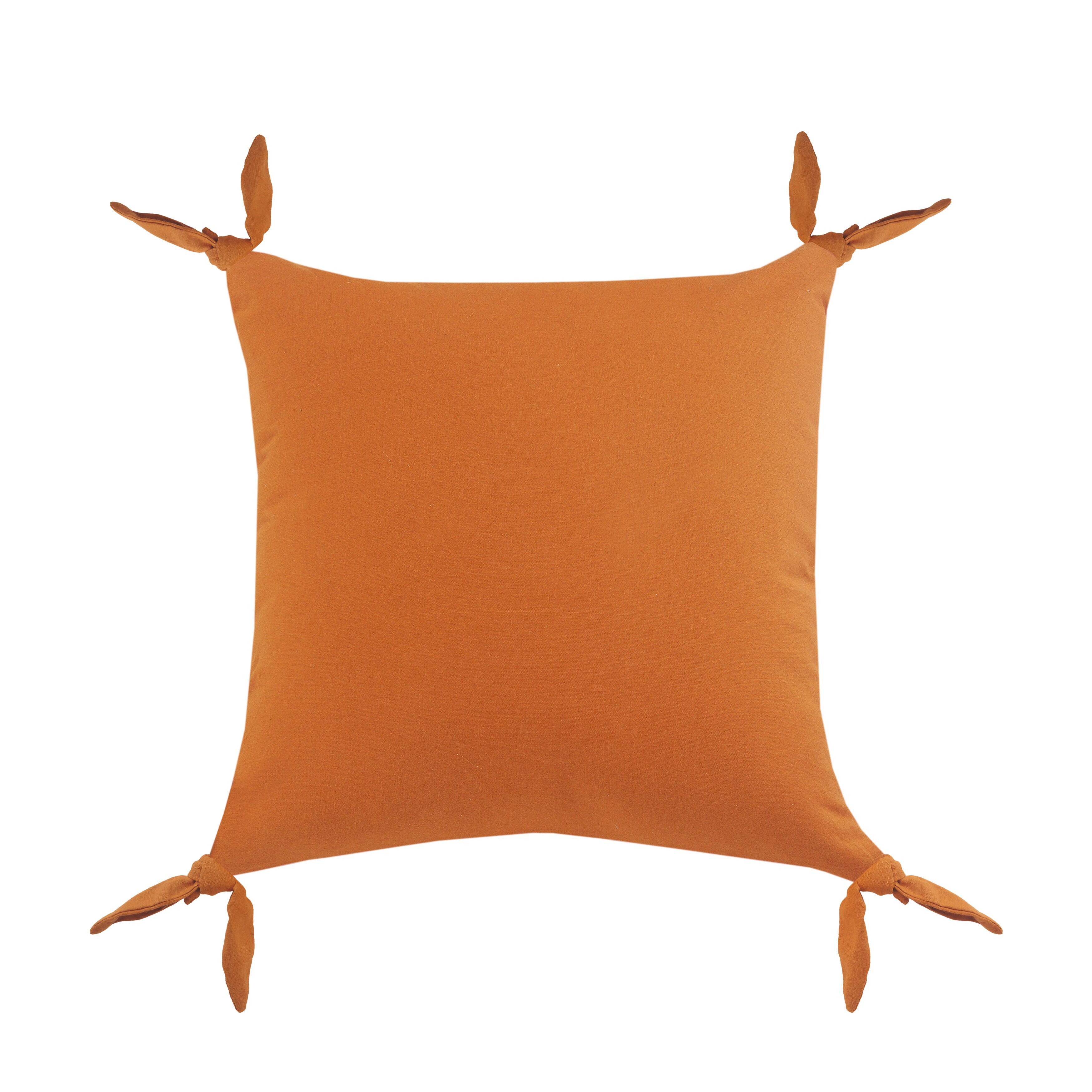 Suvii Home Alice Decorative Throw Pillow, Burnt Orange, large