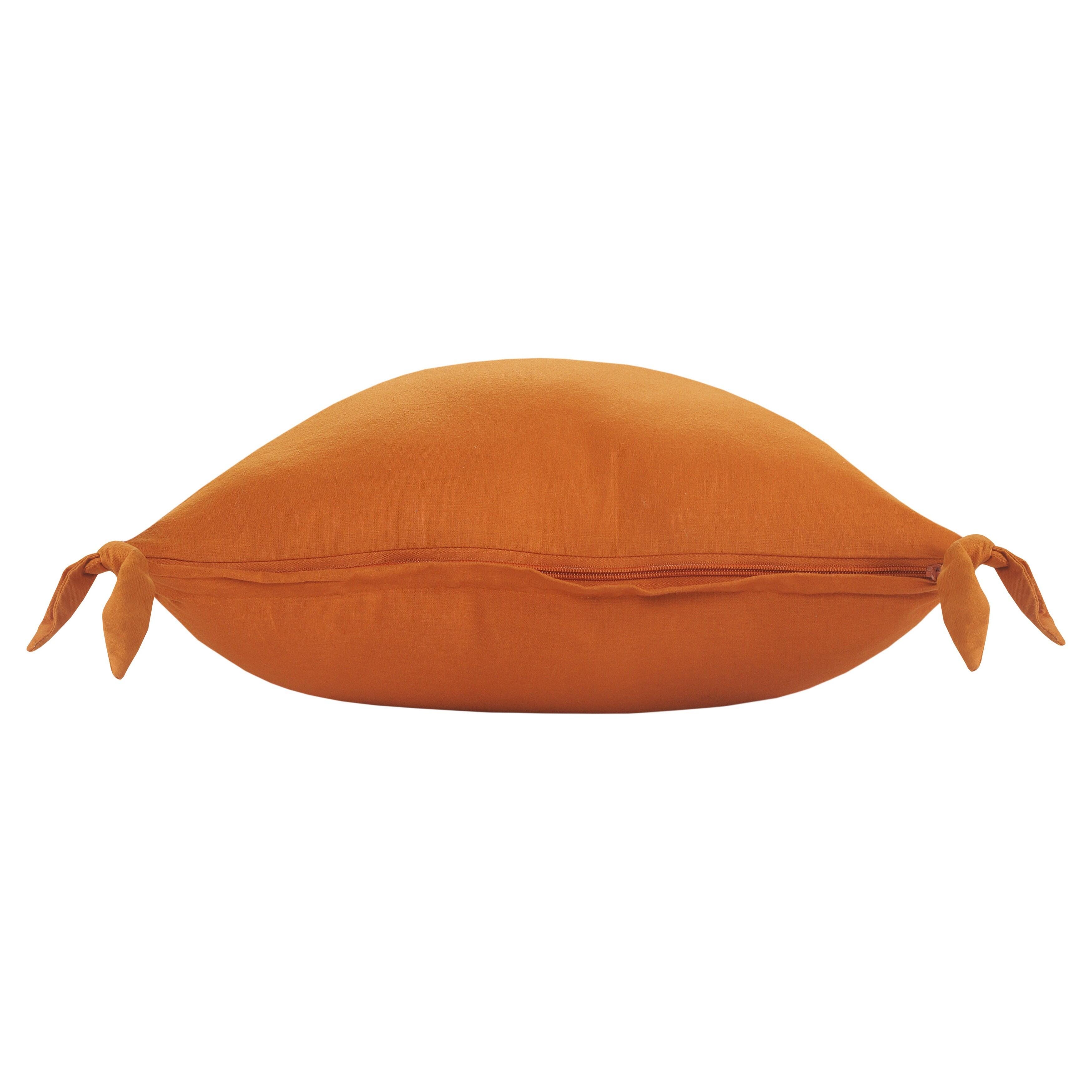 Suvii Home Alice Decorative Throw Pillow, Burnt Orange, large