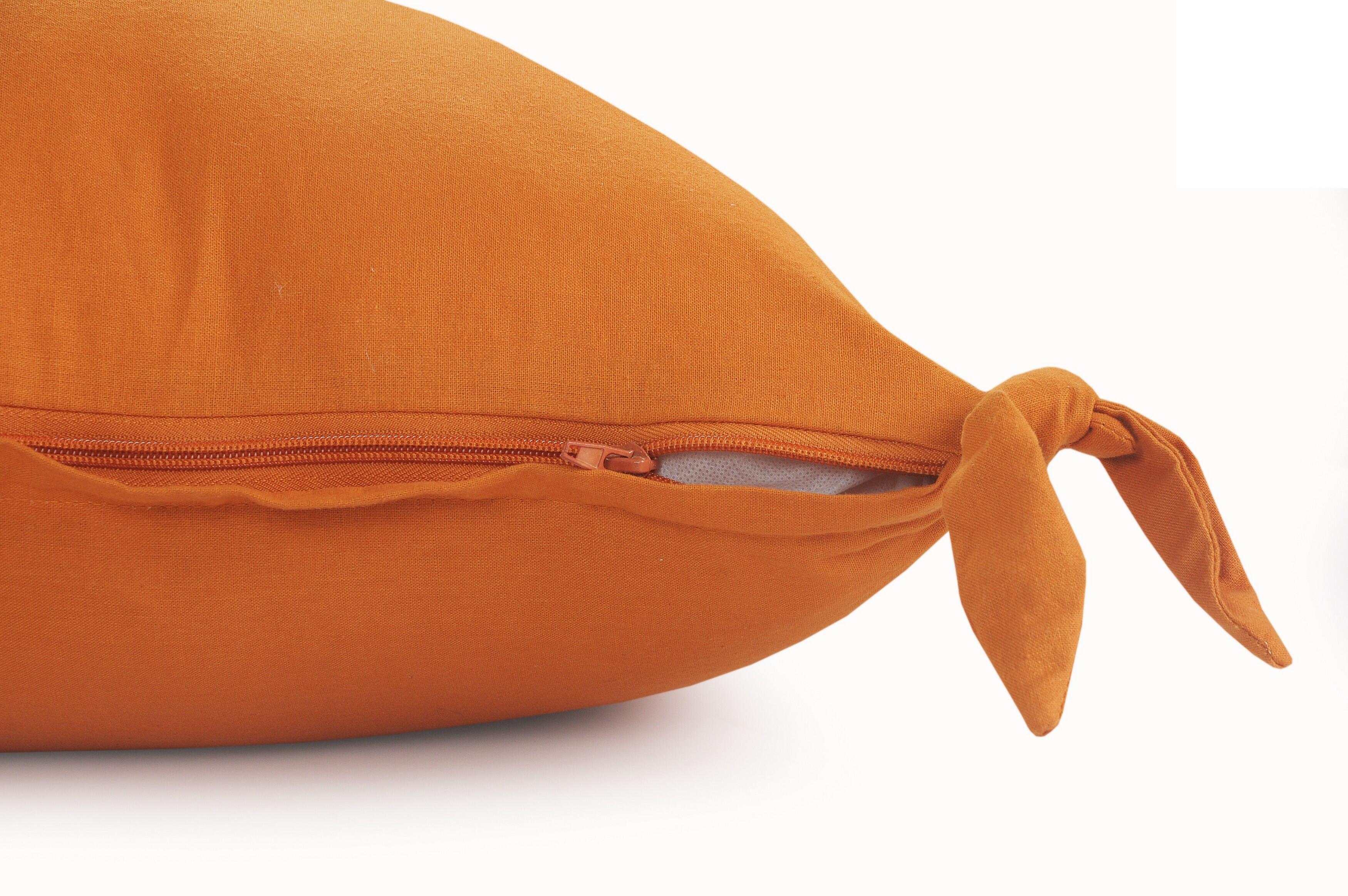 Suvii Home Alice Decorative Throw Pillow, Burnt Orange, large