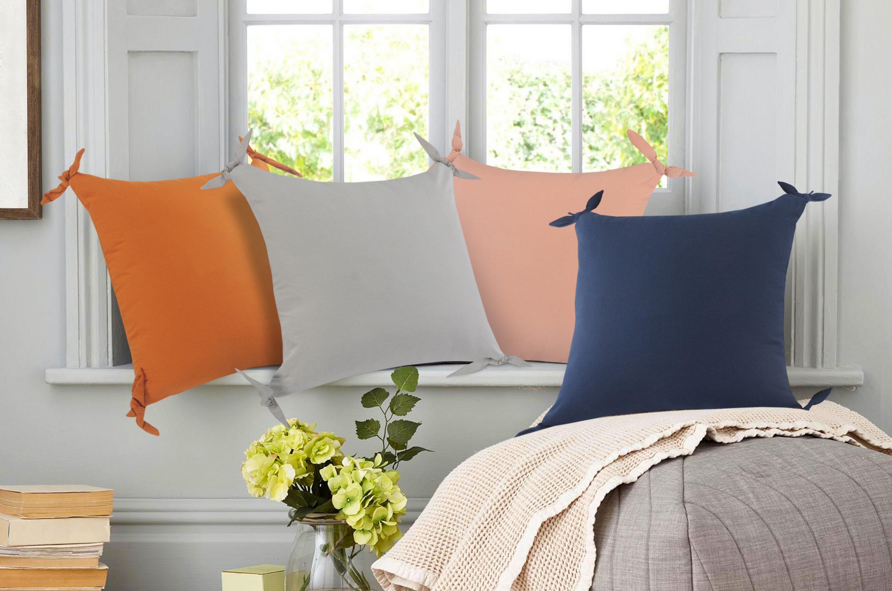 Suvii Home Alice Decorative Throw Pillow, Navy Blue, rollover