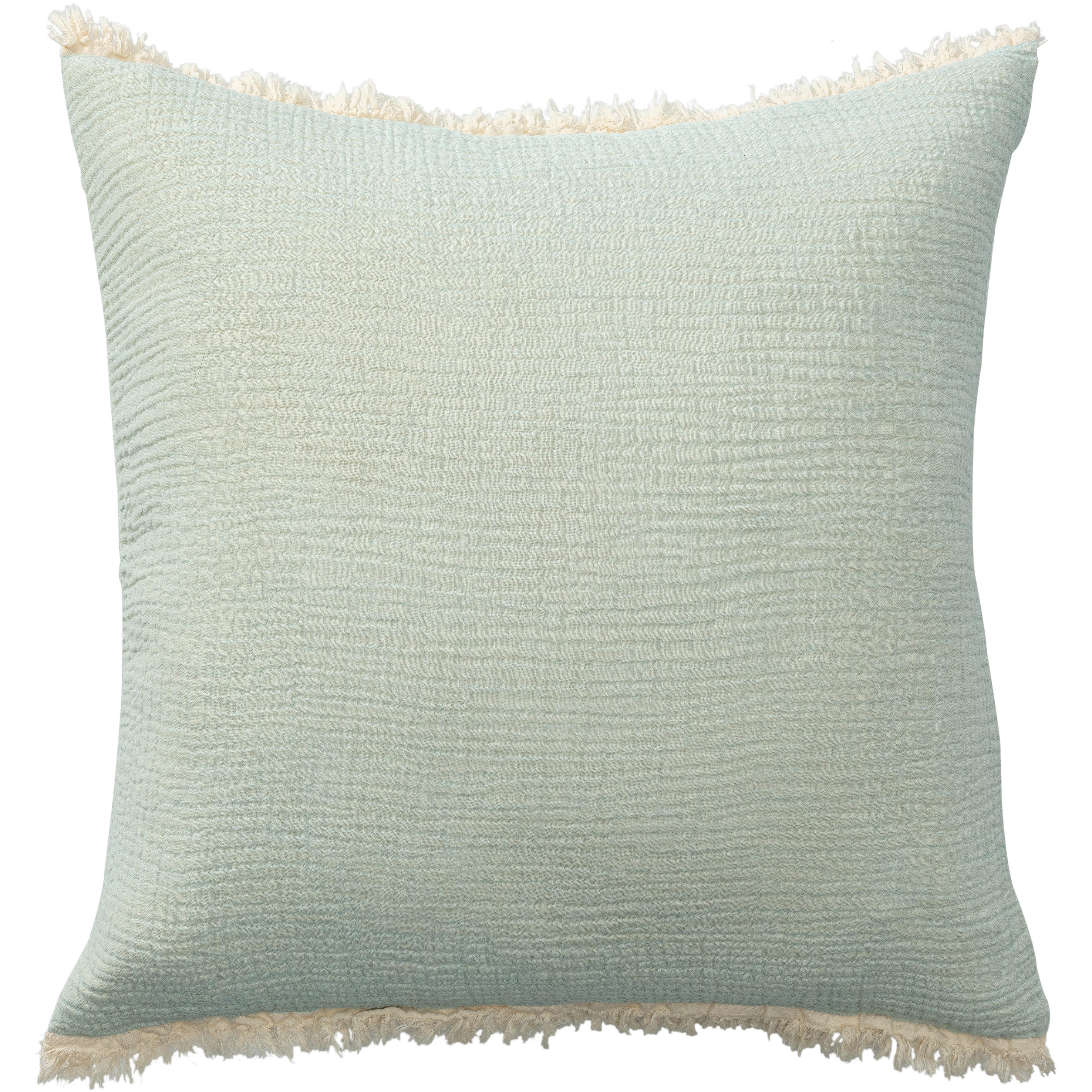 Suvii Home Luna Decorative Throw Pillow, Aqua Blue, large