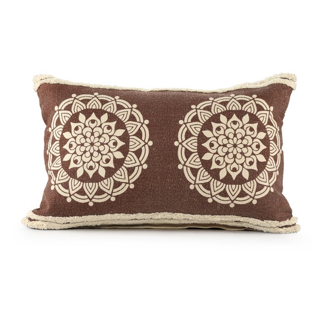 Suvii Home Madeline Floral Lumbar Decorative Throw Pillow