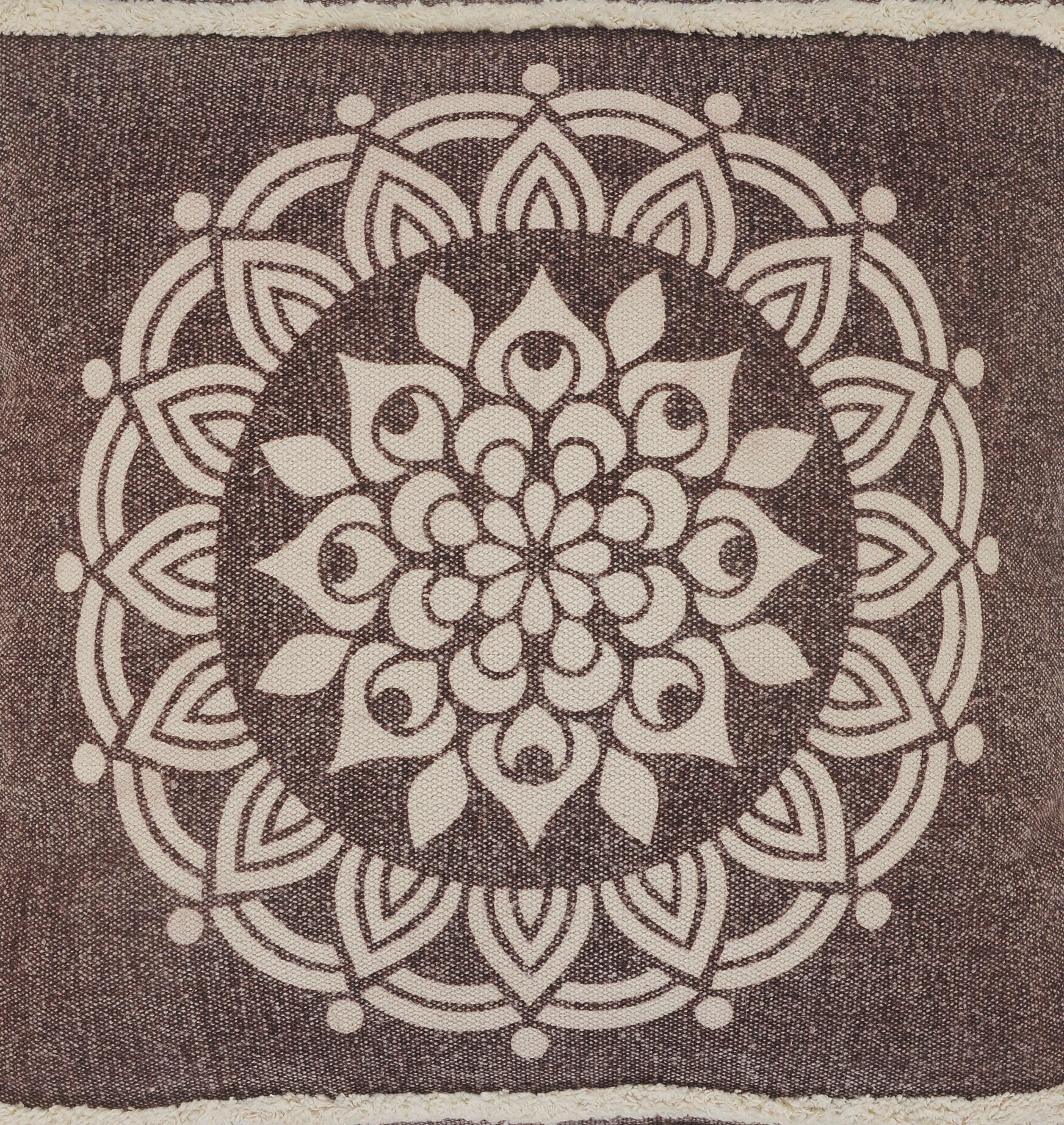 Suvii Home Madeline Medallion Decorative Euro Pillow, , swatch