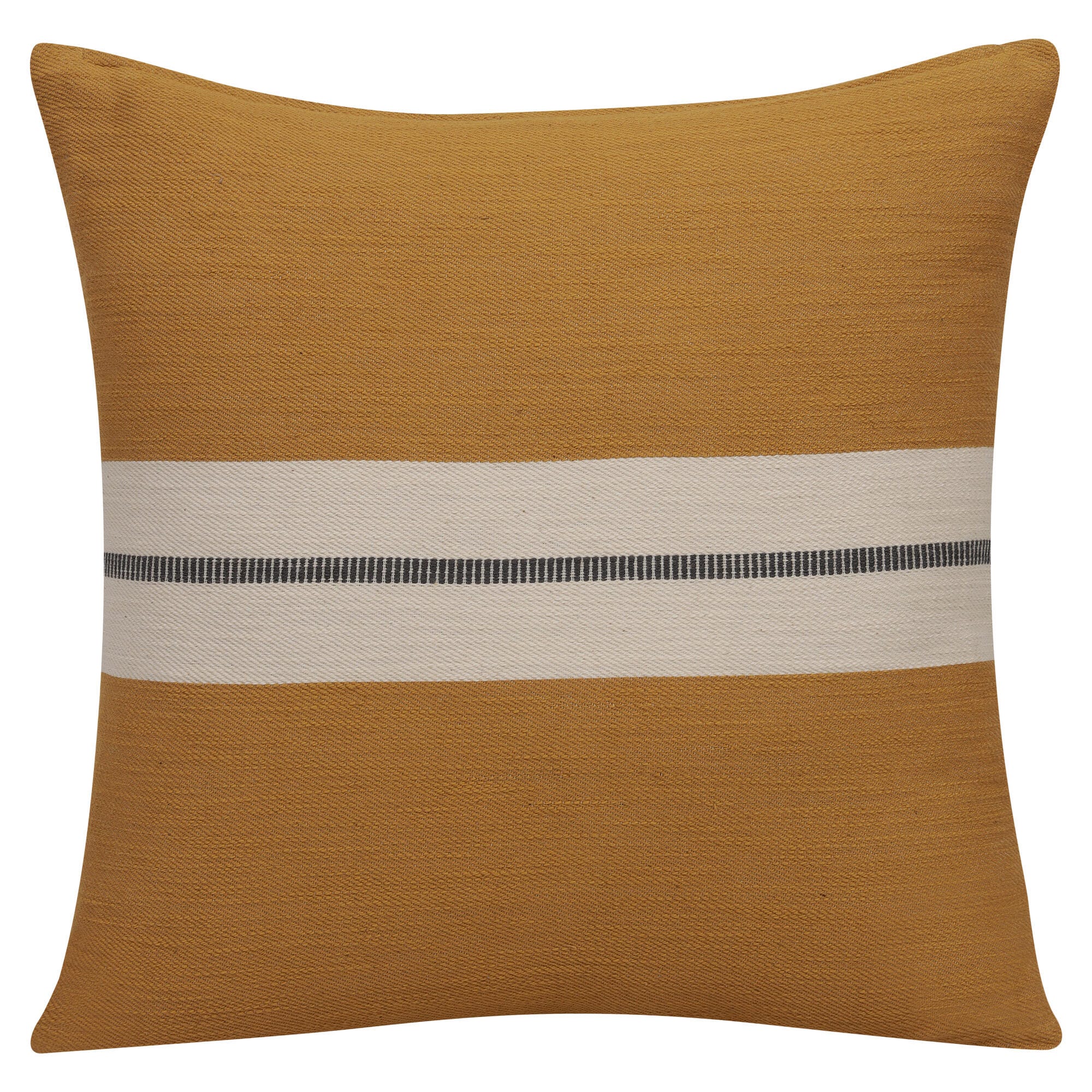 Suvii Home Sophie Woven Decorative Throw Pillow, Yellow/Gray, large
