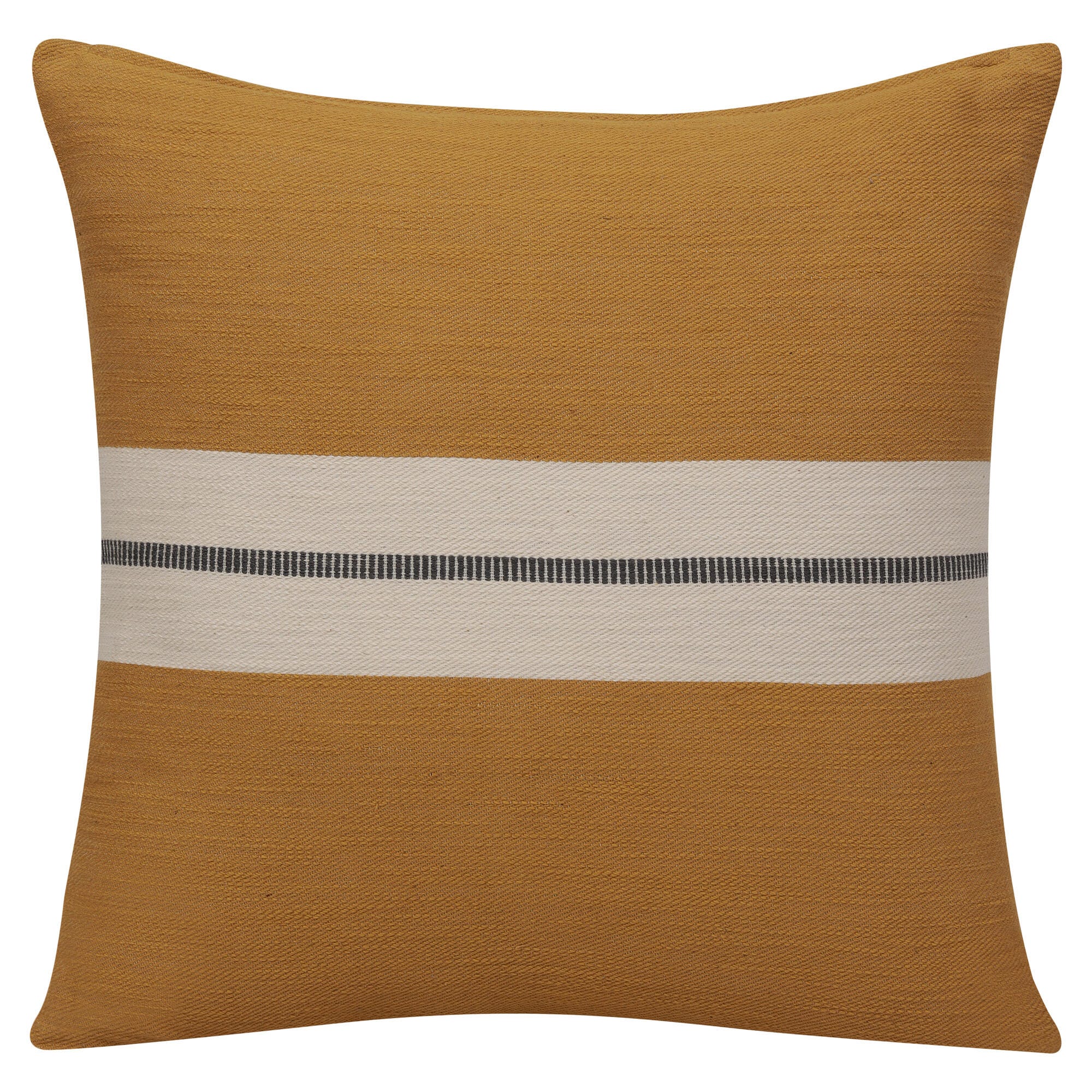 Suvii Home Sophie Woven Decorative Throw Pillow, Yellow/Gray, large