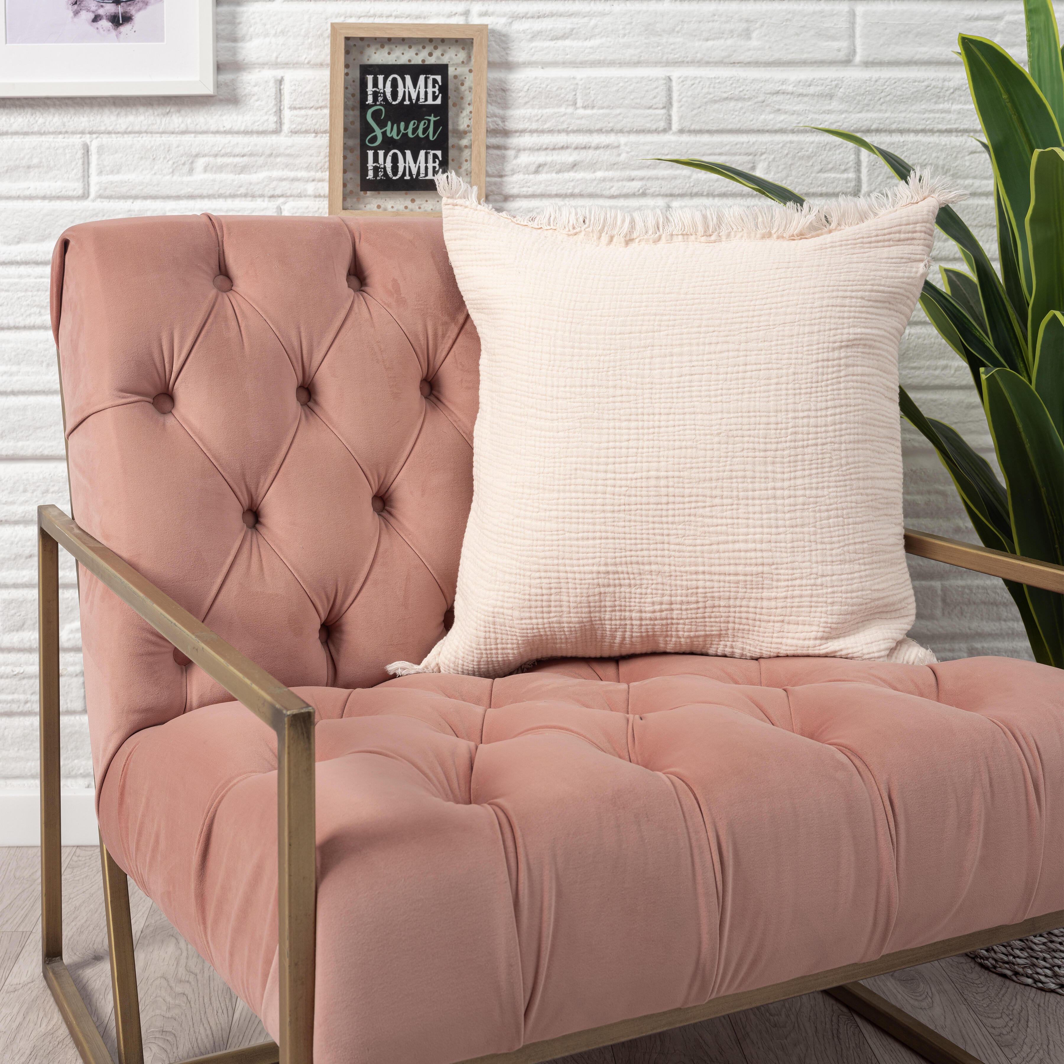 Suvii Home Luna Decorative Throw Pillow, Peach, rollover