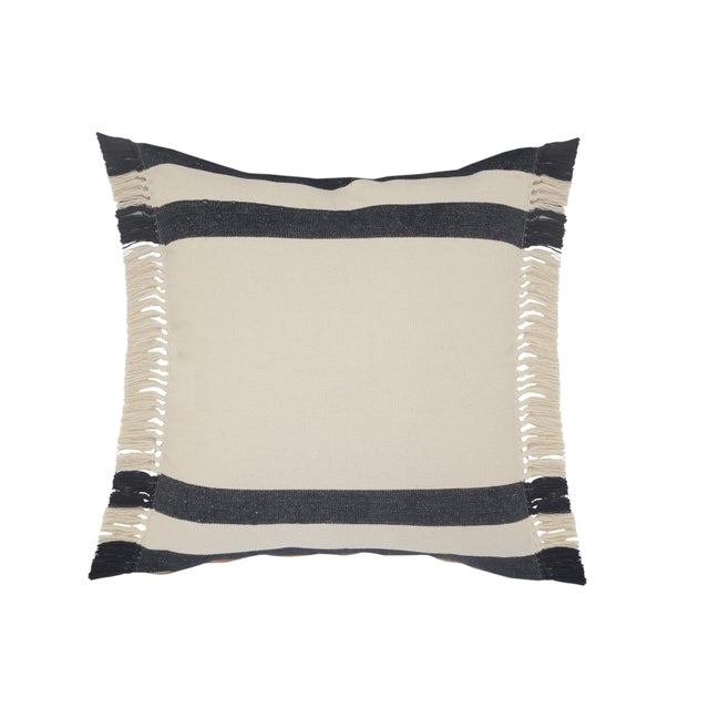 Suvii Home Ellie Square Striped Decorative Throw Pillow