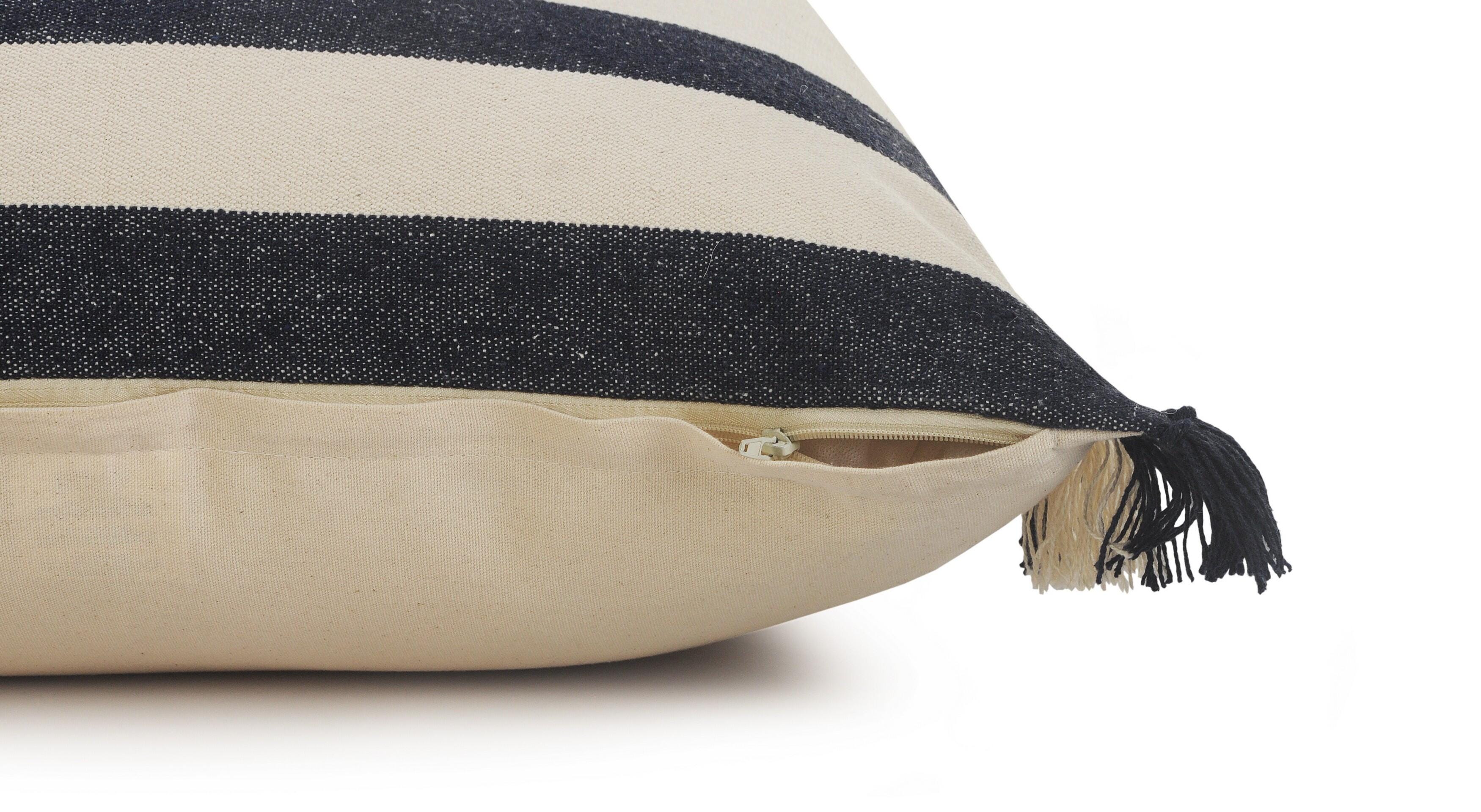 Suvii Home Ellie Square Striped Decorative Throw Pillow, , large