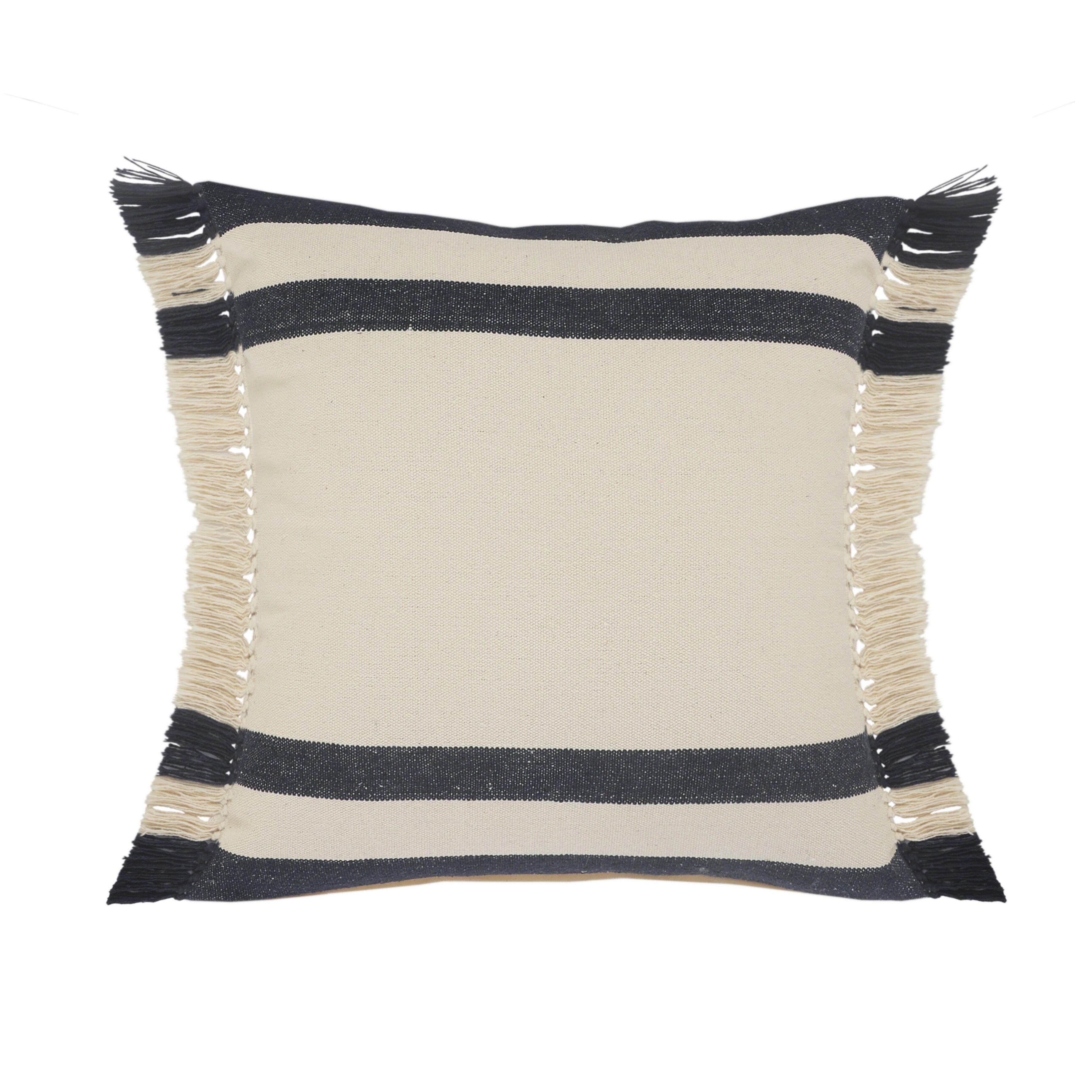Suvii Home Ellie Striped Decorative Throw Pillow, , large