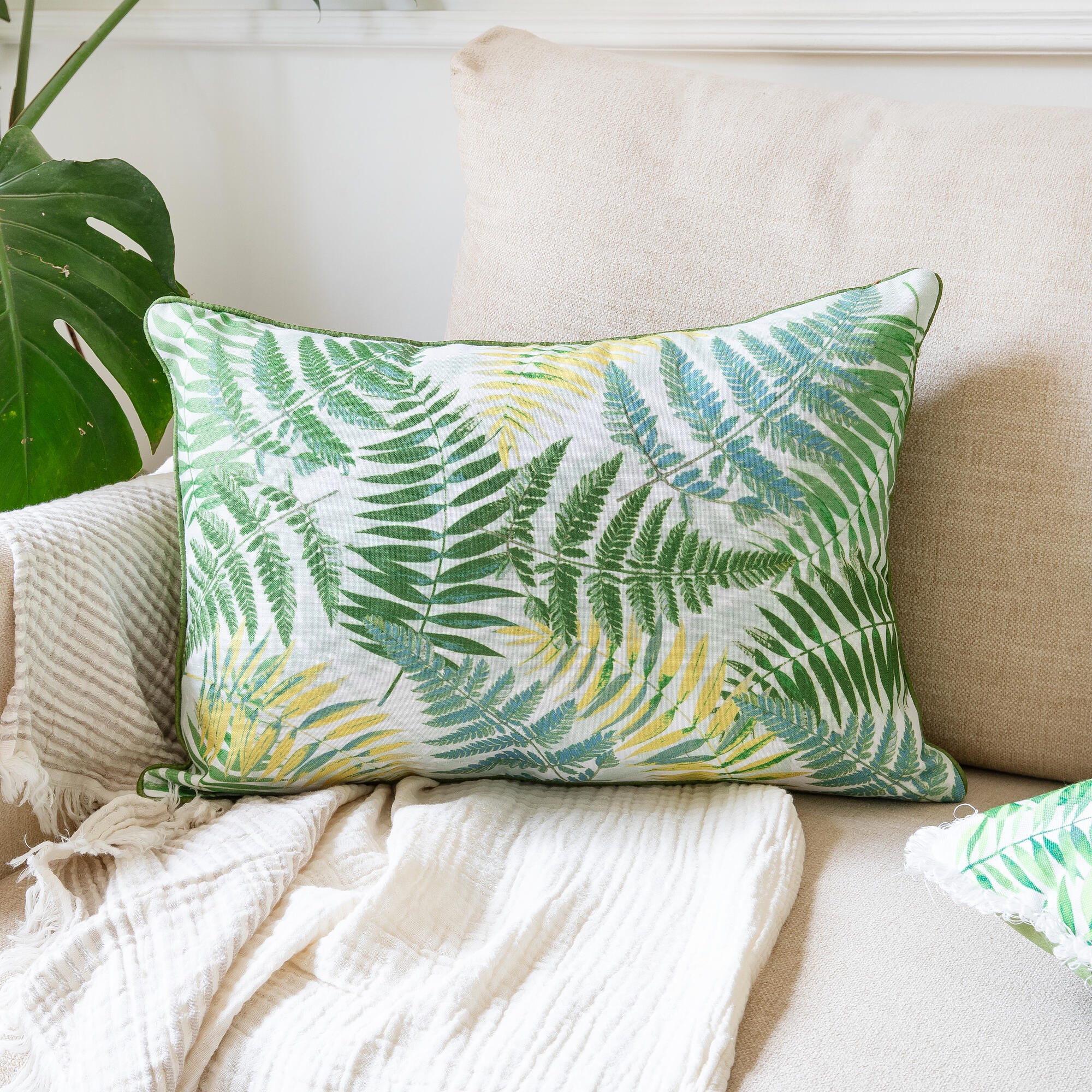 Suvii Home Fannie Lumbar Decorative Throw Pillow, , large