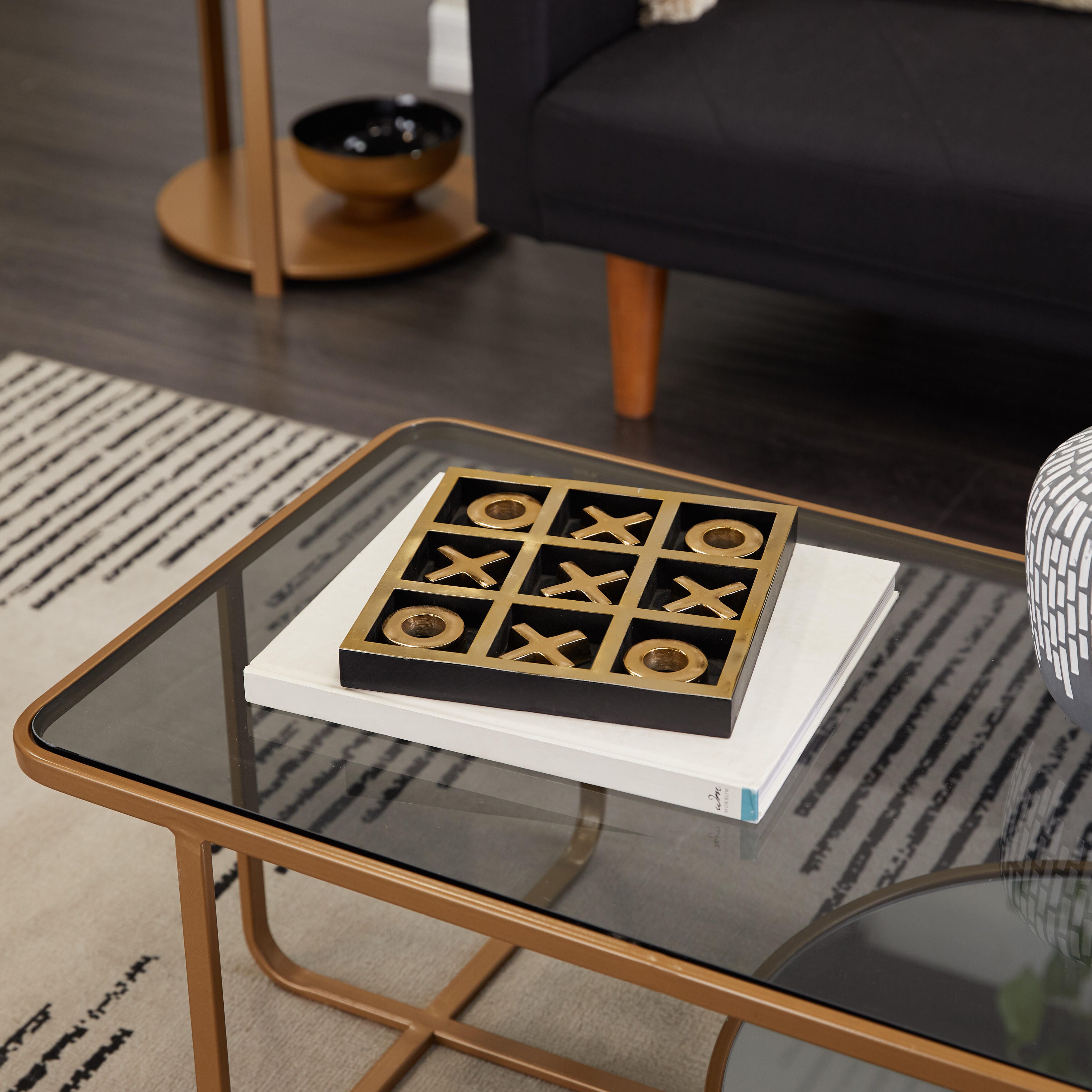 Bayberry Lane Tic Tac Toe Game Set with Inlay | Ashley
