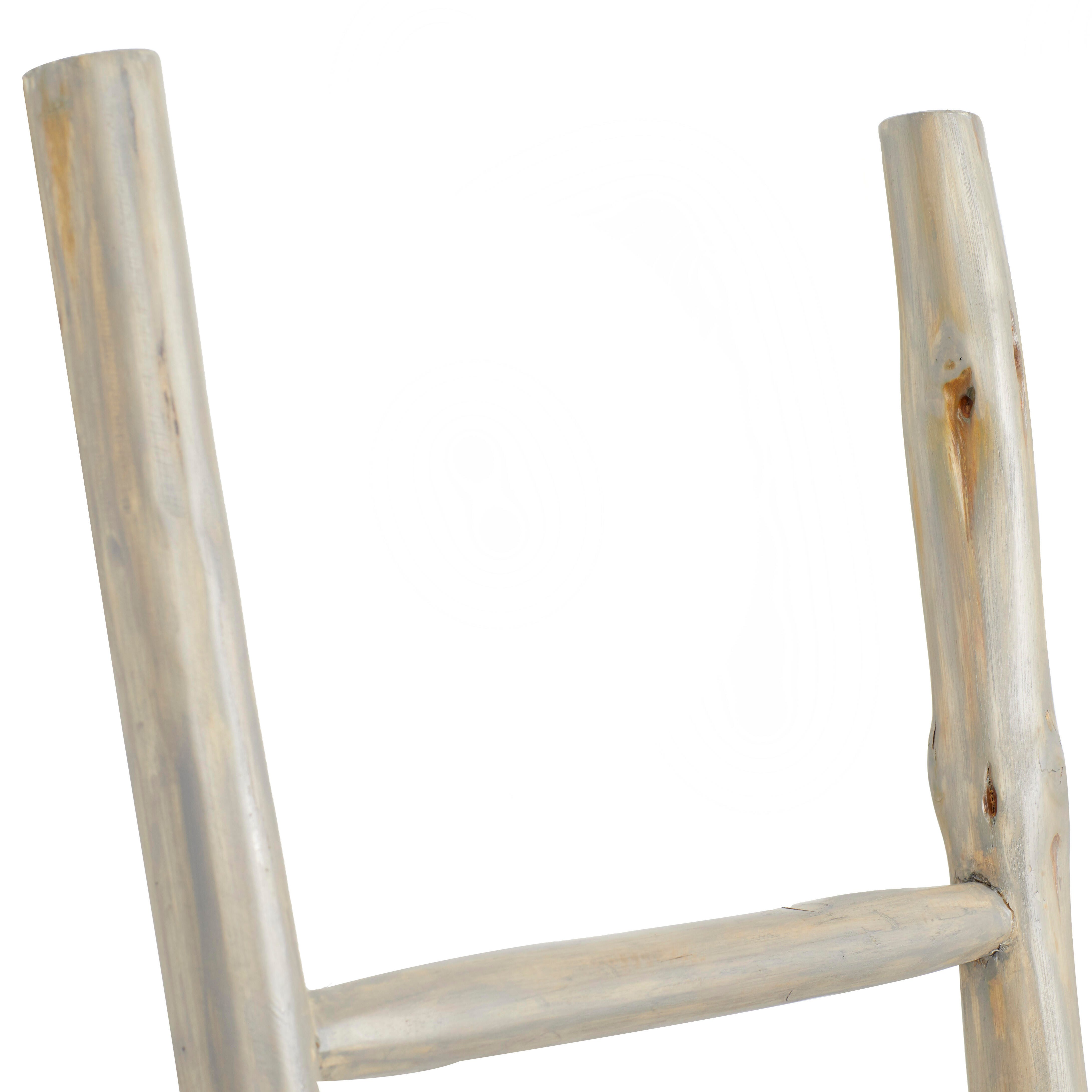 Bayberry Lane 4 Rack Ladder, White, large