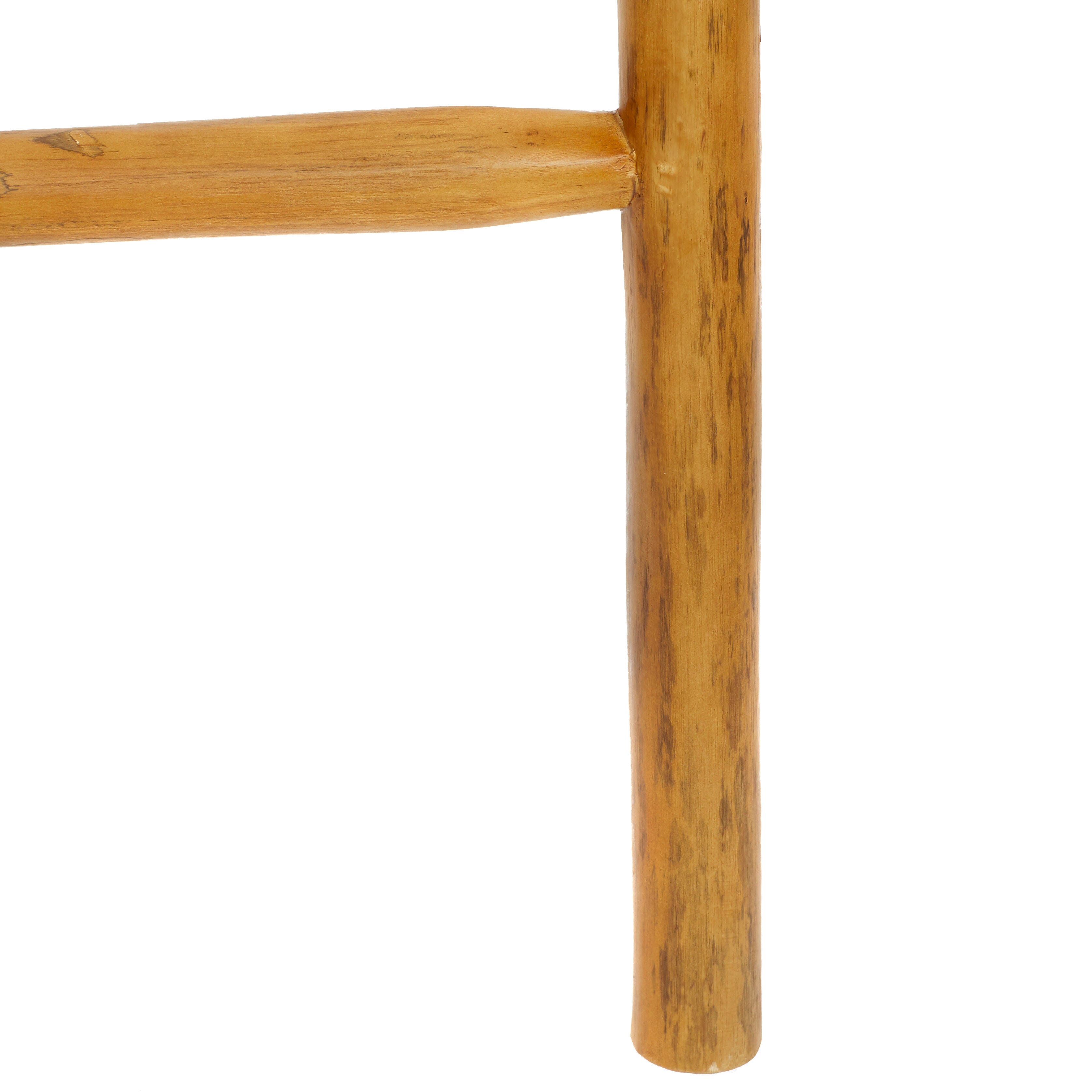 Bayberry Lane 4 Rack Ladder, Brown, large