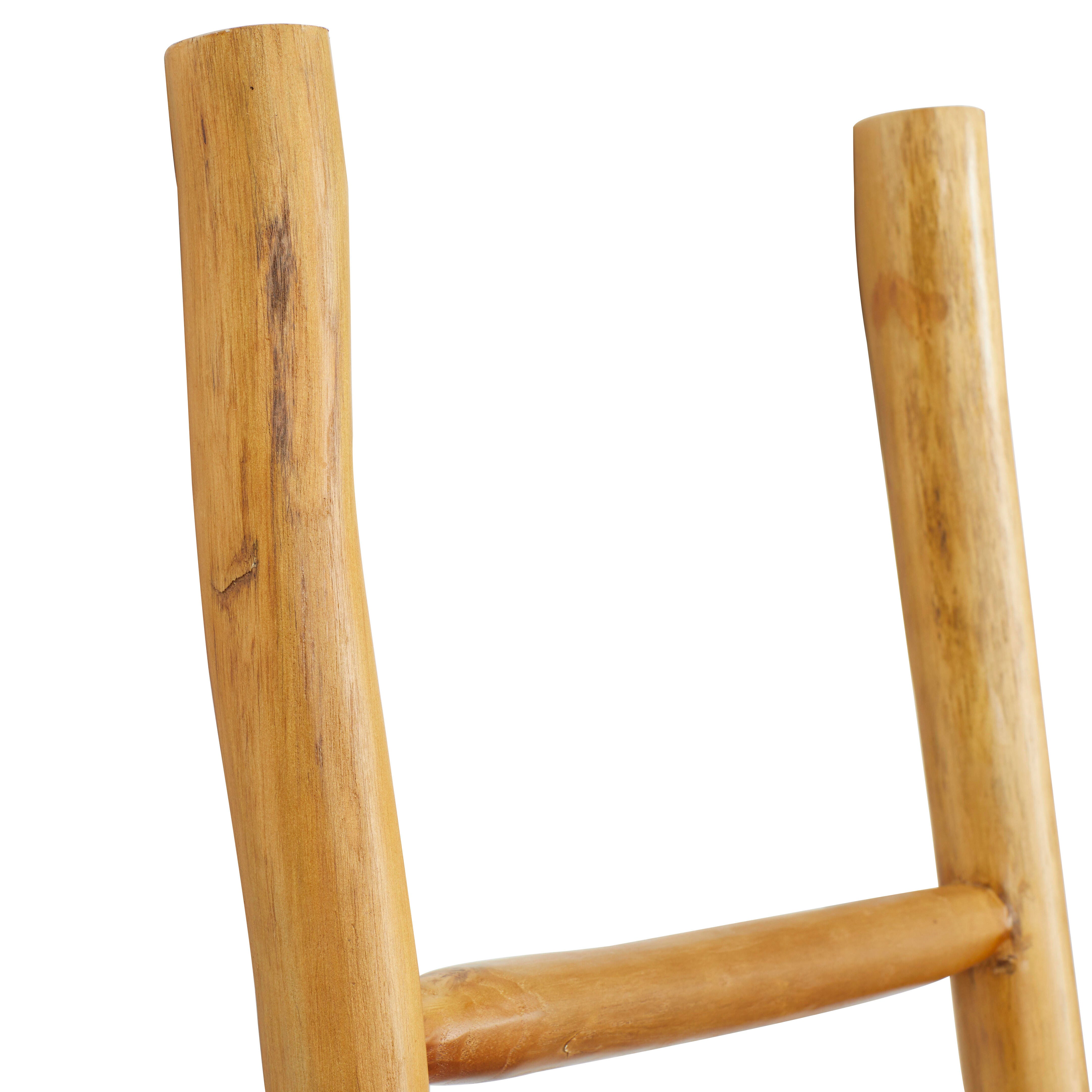 Bayberry Lane 4 Rack Ladder, Brown, large