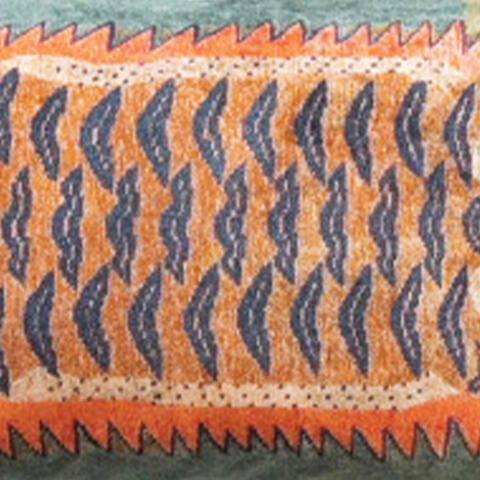 Storied Home Tiger Lumbar Pillow with Tassels, , swatch
