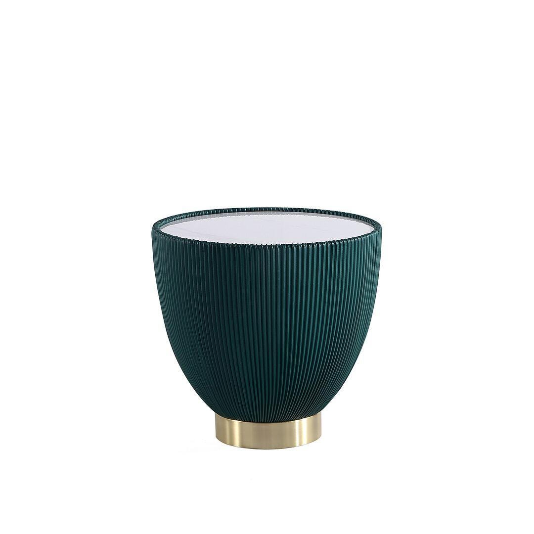 Manhattan Comfort Anderson Accent End Table, Green, large