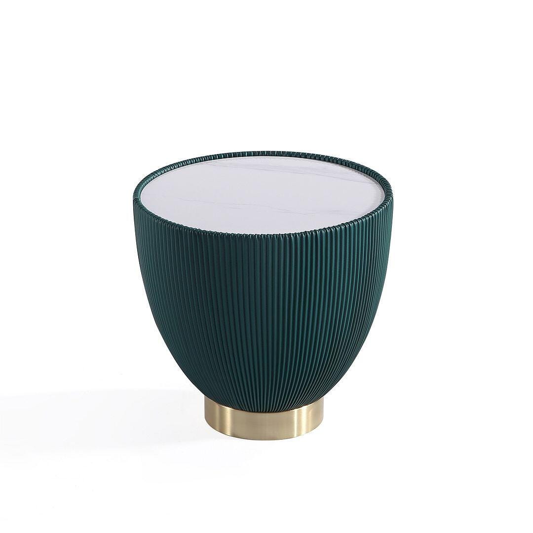 Manhattan Comfort Anderson Accent End Table, Green, large