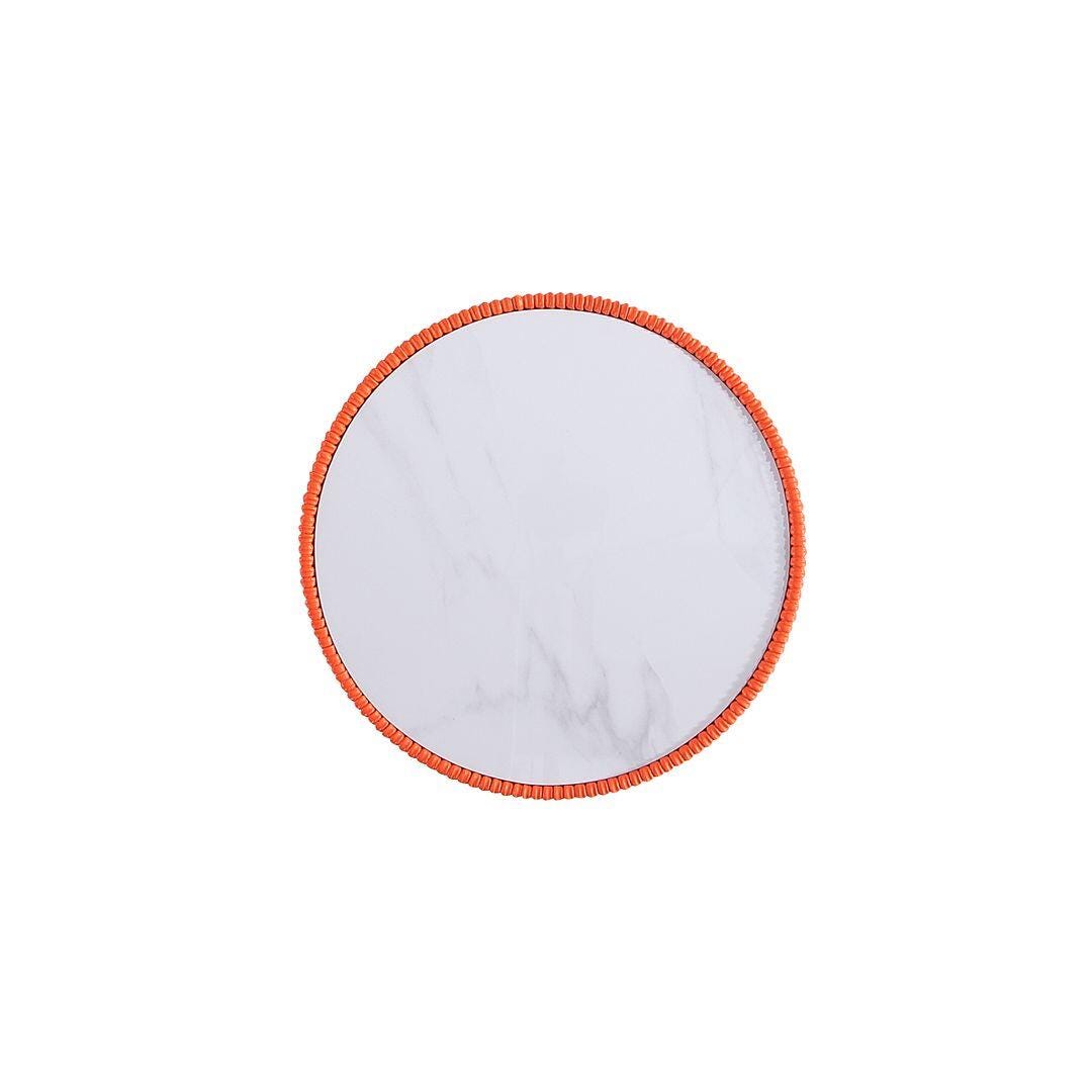 Manhattan Comfort Anderson Accent End Table, Orange, large