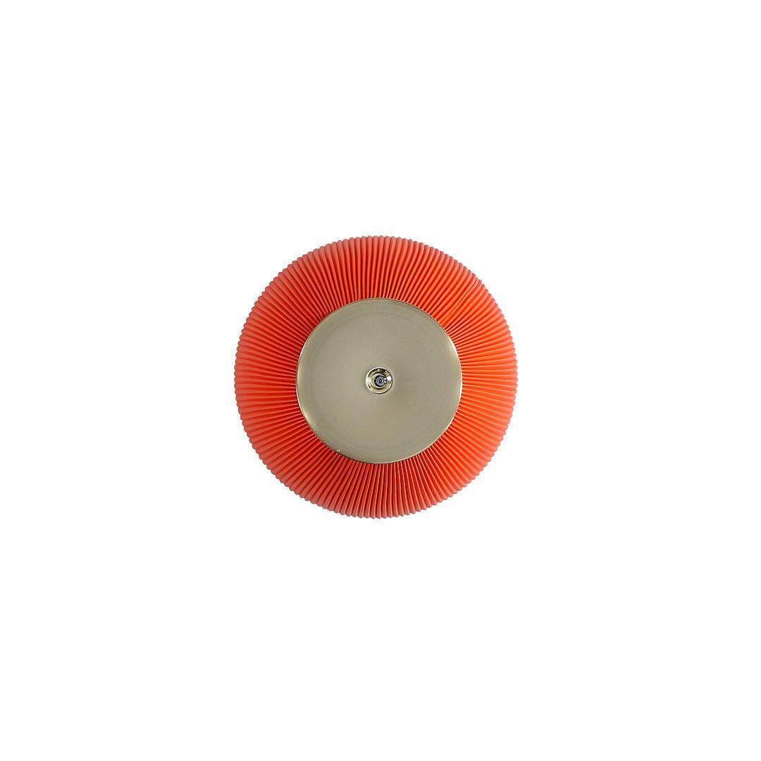 Manhattan Comfort Anderson Accent End Table, Orange, large