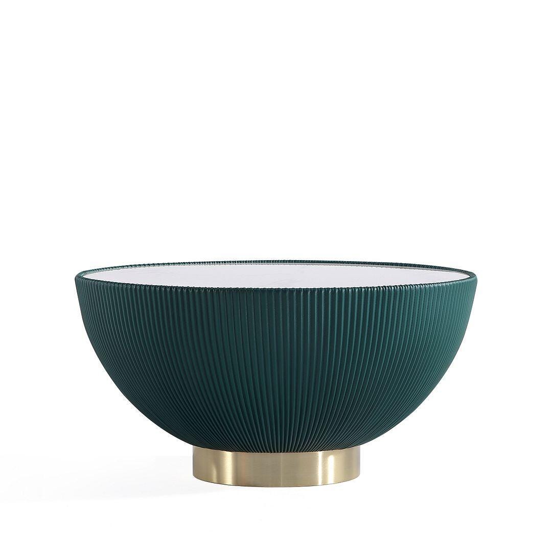 Manhattan Comfort Anderson Coffee Table, Green, large