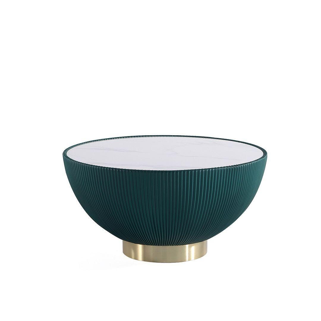 Manhattan Comfort Anderson Coffee Table, Green, large