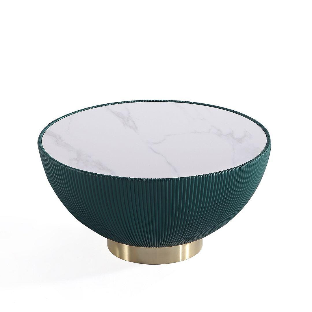 Manhattan Comfort Anderson Coffee Table, Green, large