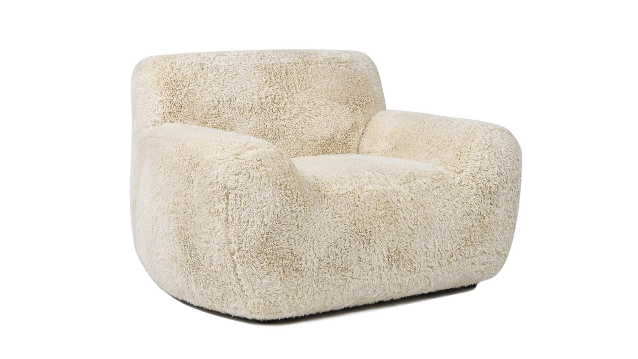 Jennifer Taylor Home Summit Mongolian Sherpa Summit Overstuffed Arm Chair, , large