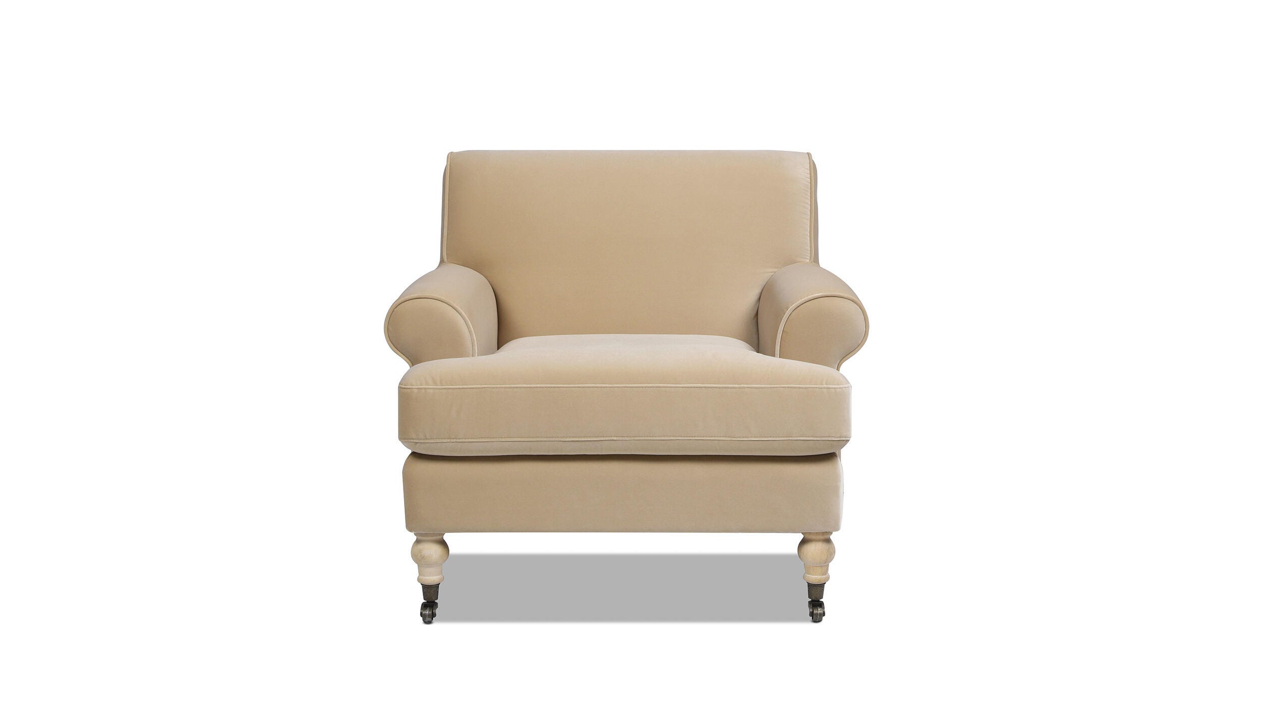 Jennifer Taylor home Alana Lawson Accent Arm Chair, Fawn Brown, large