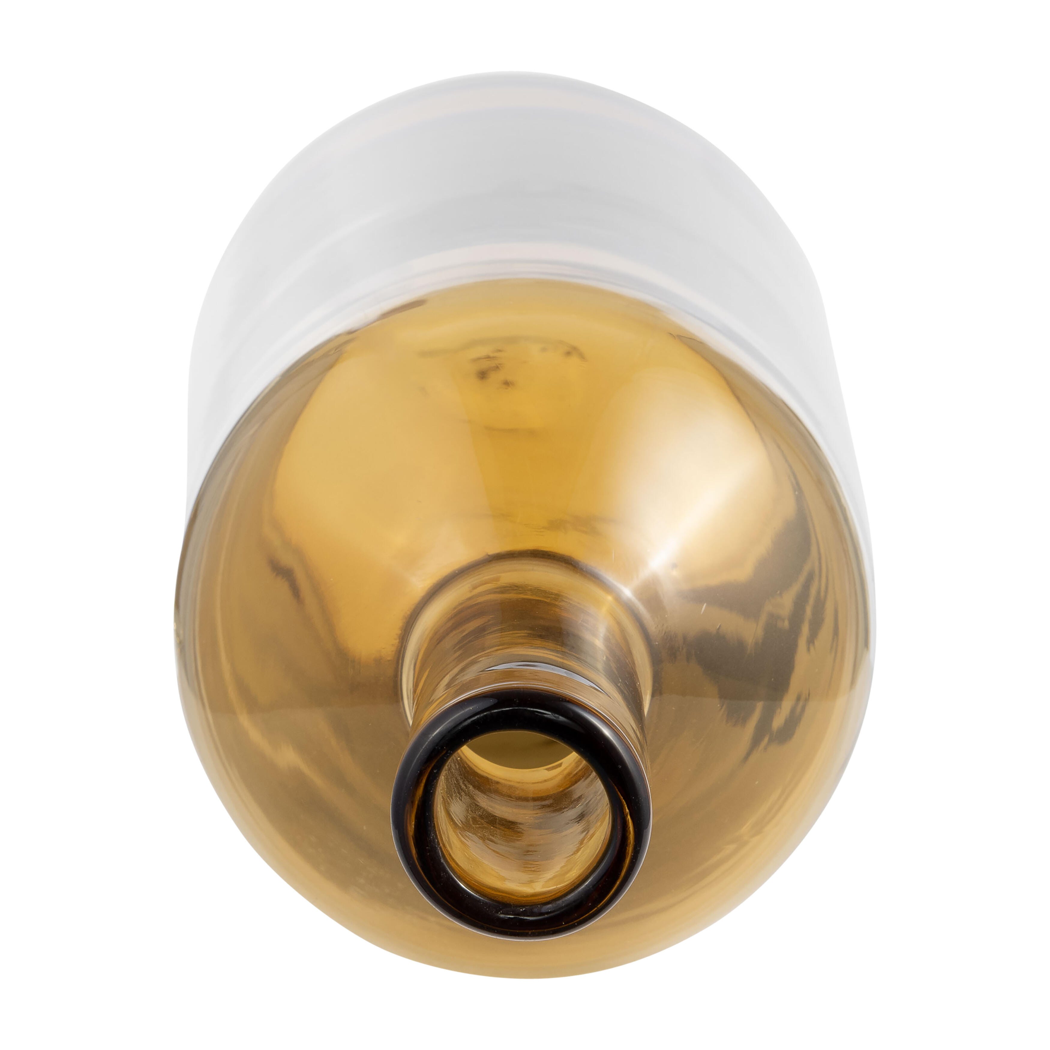 Sagebrook Home Amber Large Accent Bottle, , large