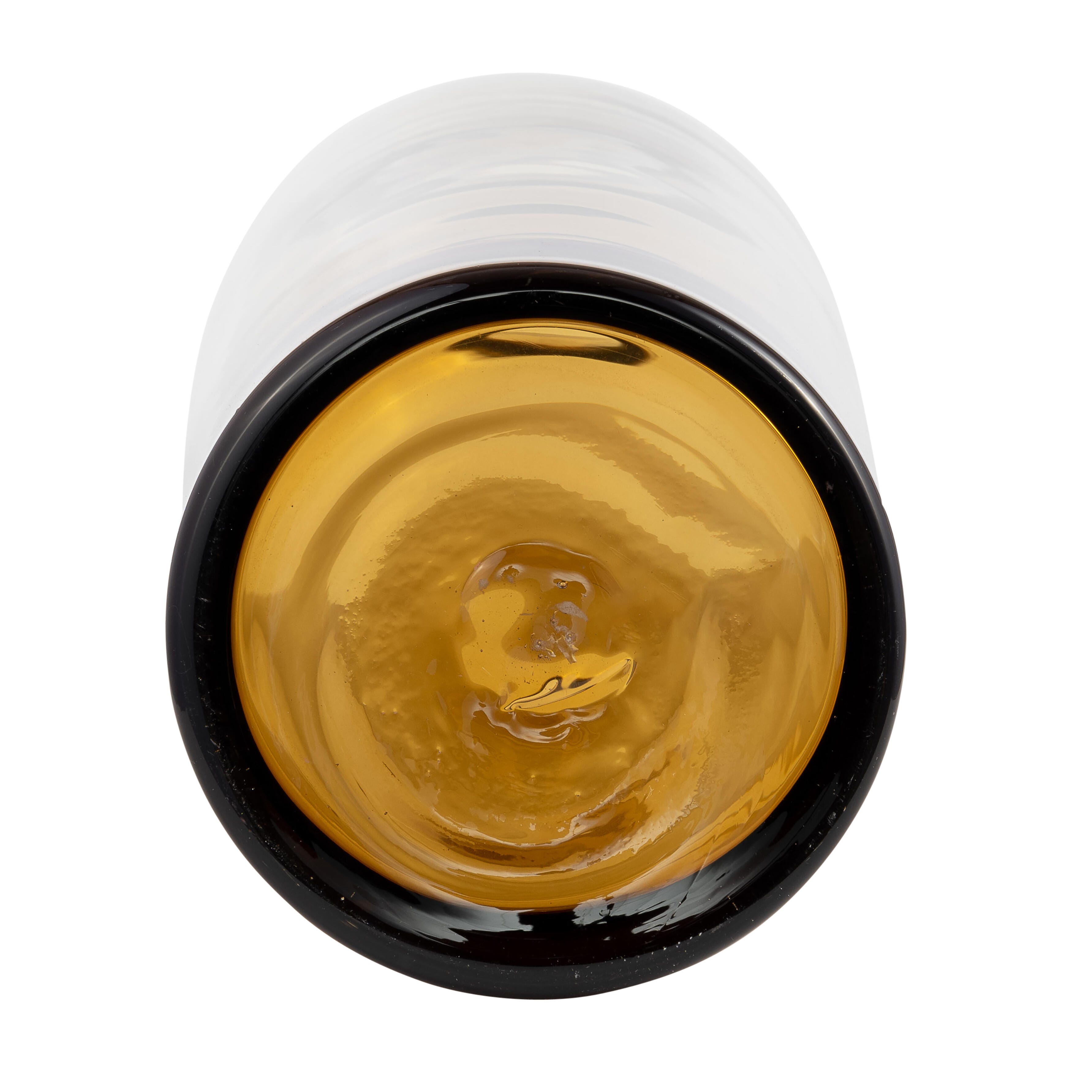 Sagebrook Home Amber Large Accent Bottle, , large