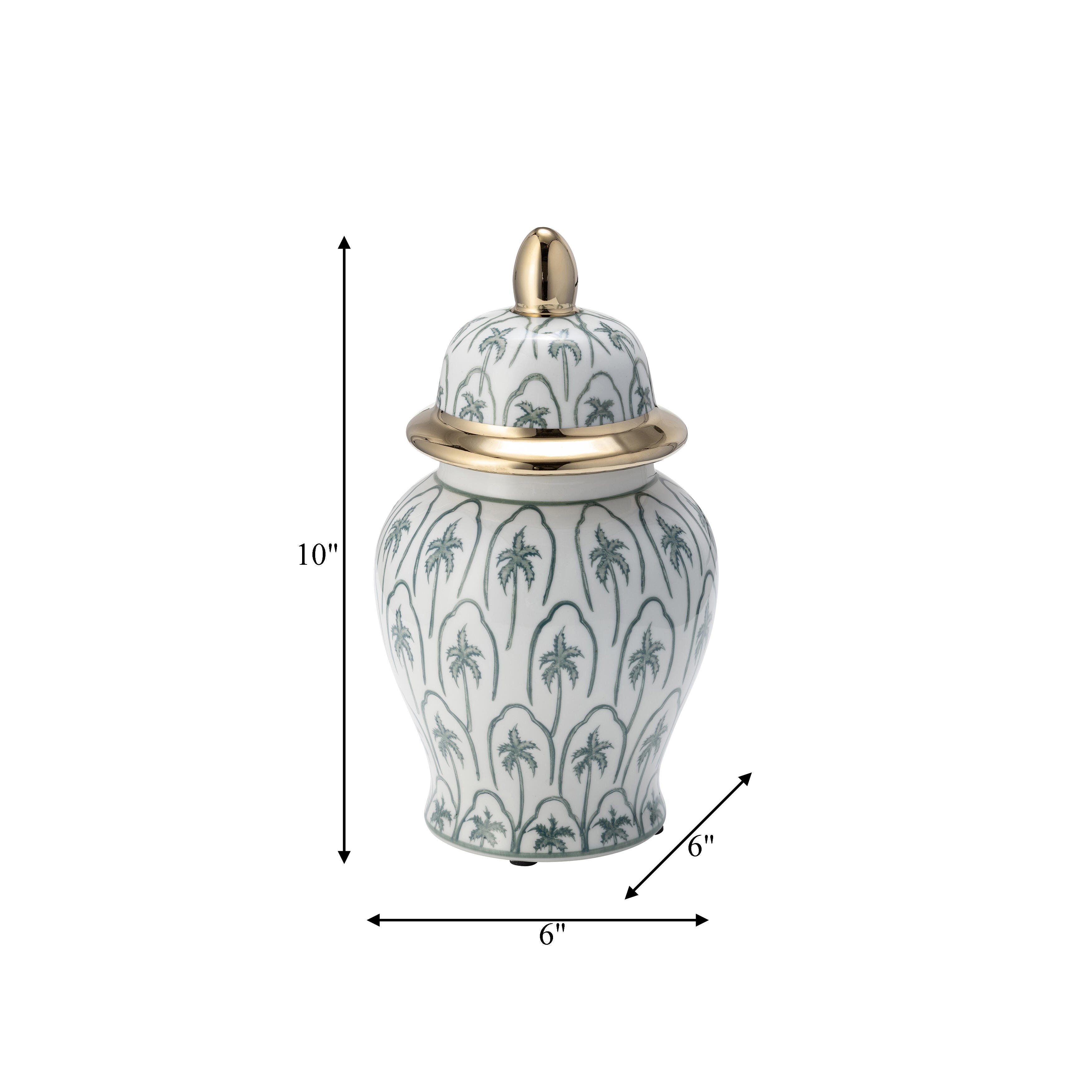 Sagebrook Home Temple Small Jar, , large