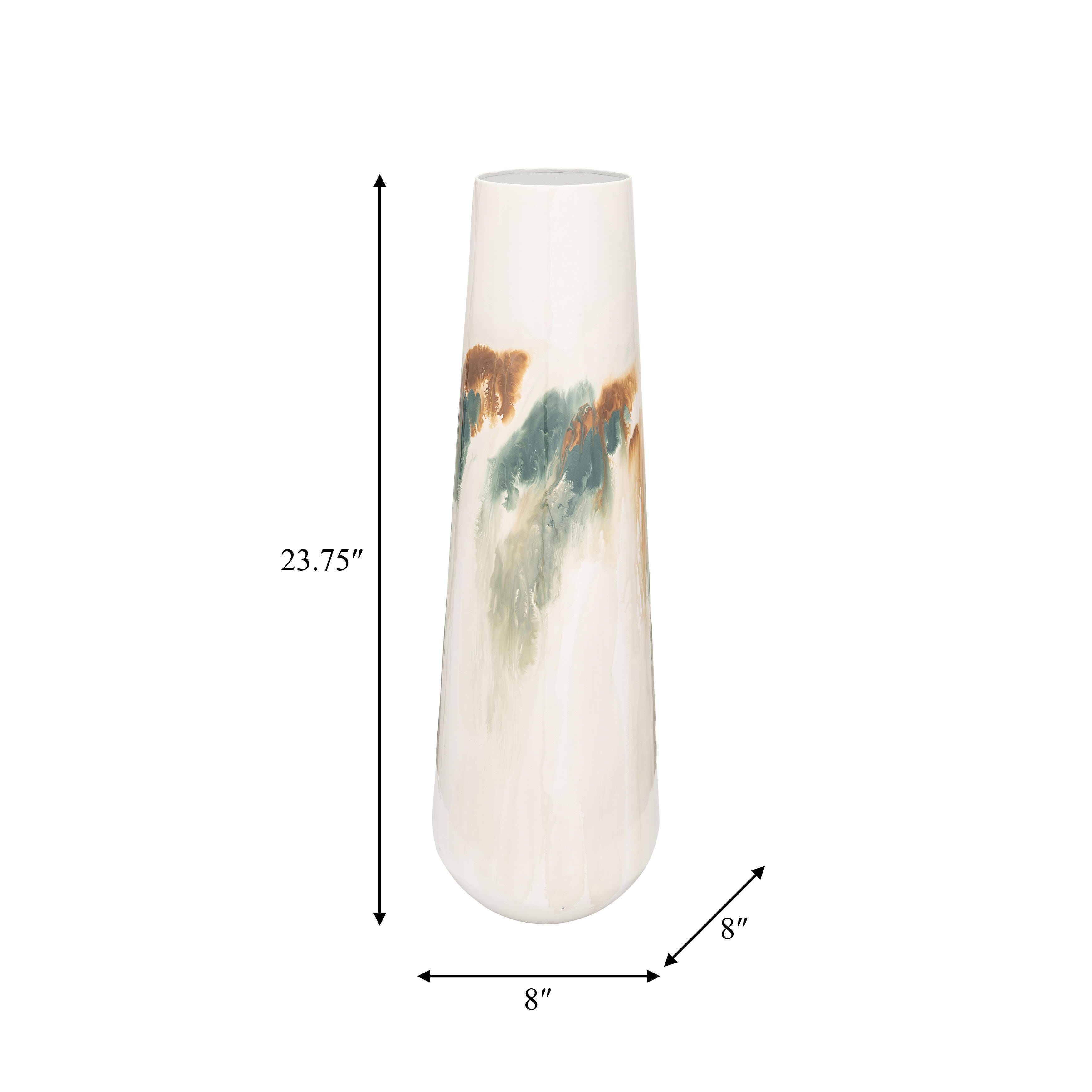 Sagebrook Home Uniquely Large Stained Vase, , large
