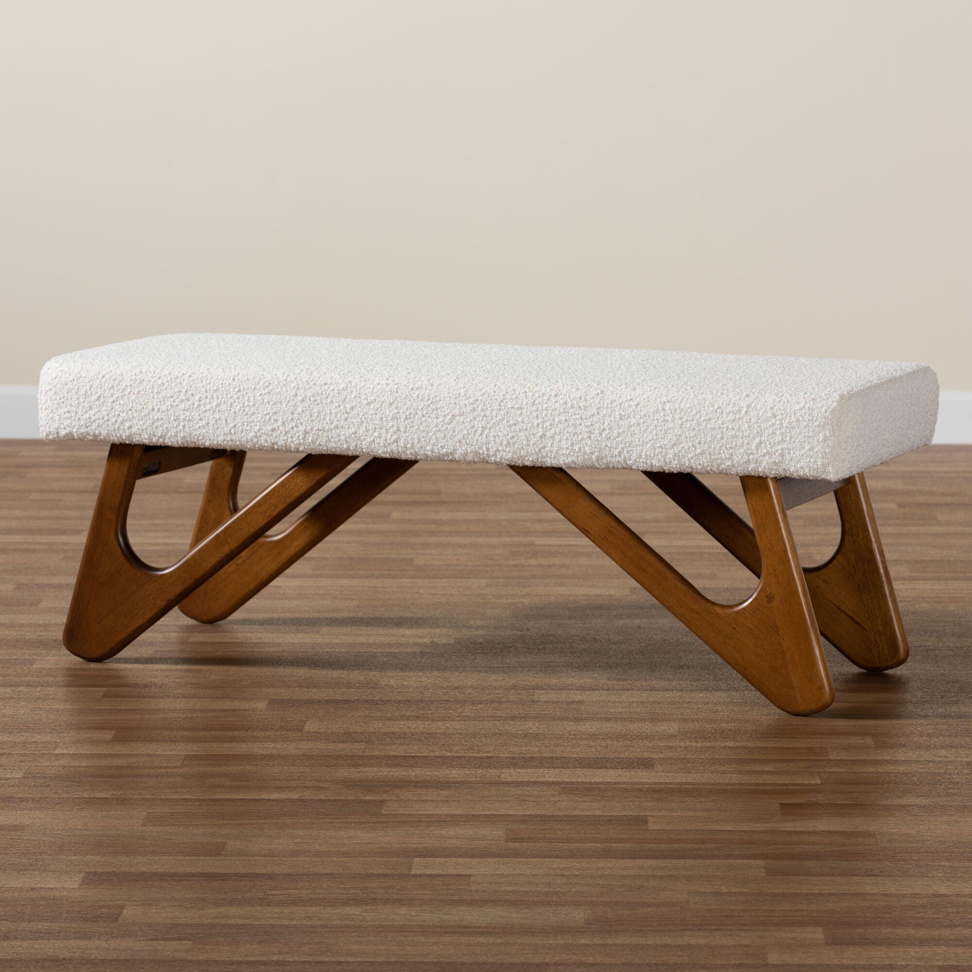 Baxton Studio Rika Bench, , large