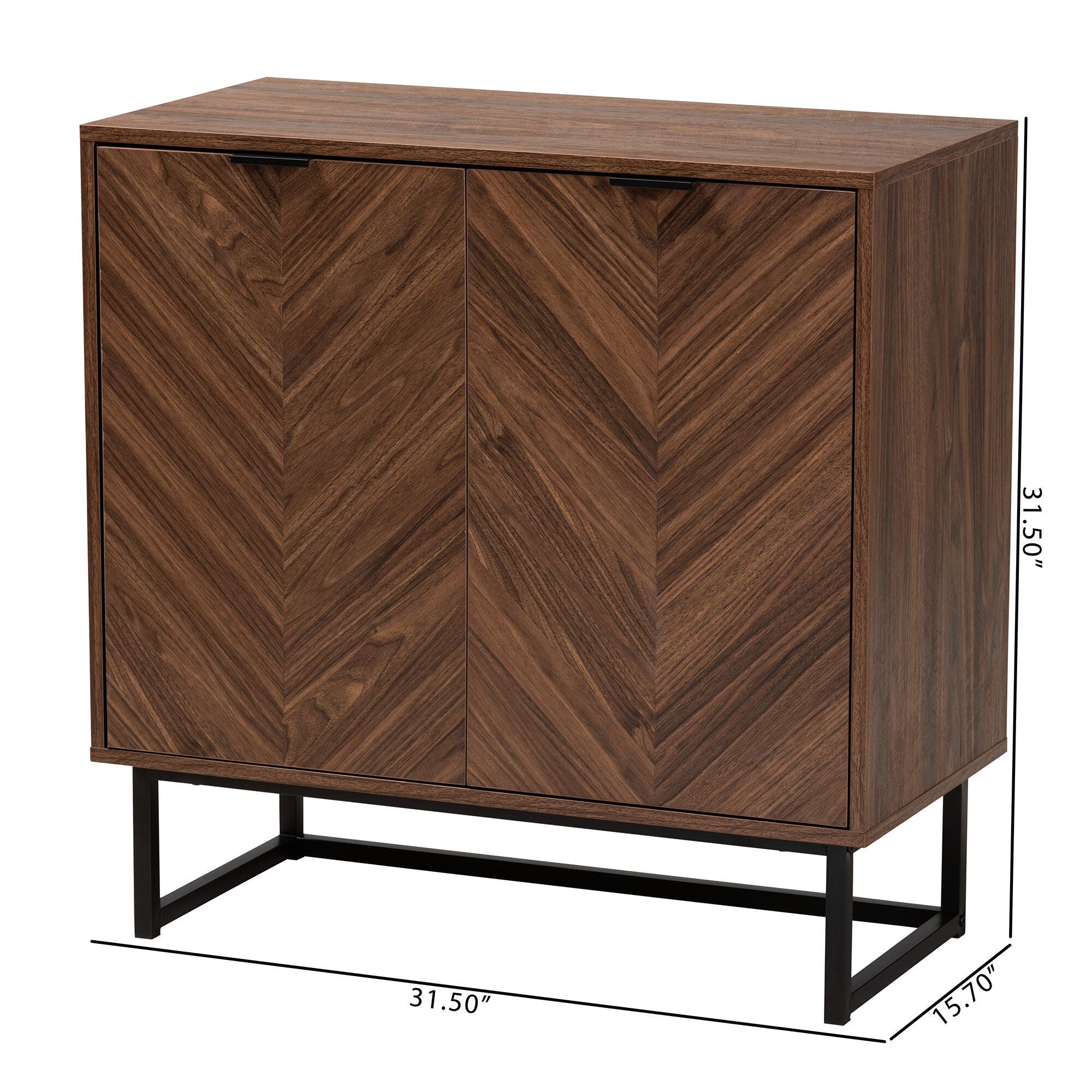 Baxton Studio Sadia Storage Cabinet, , large
