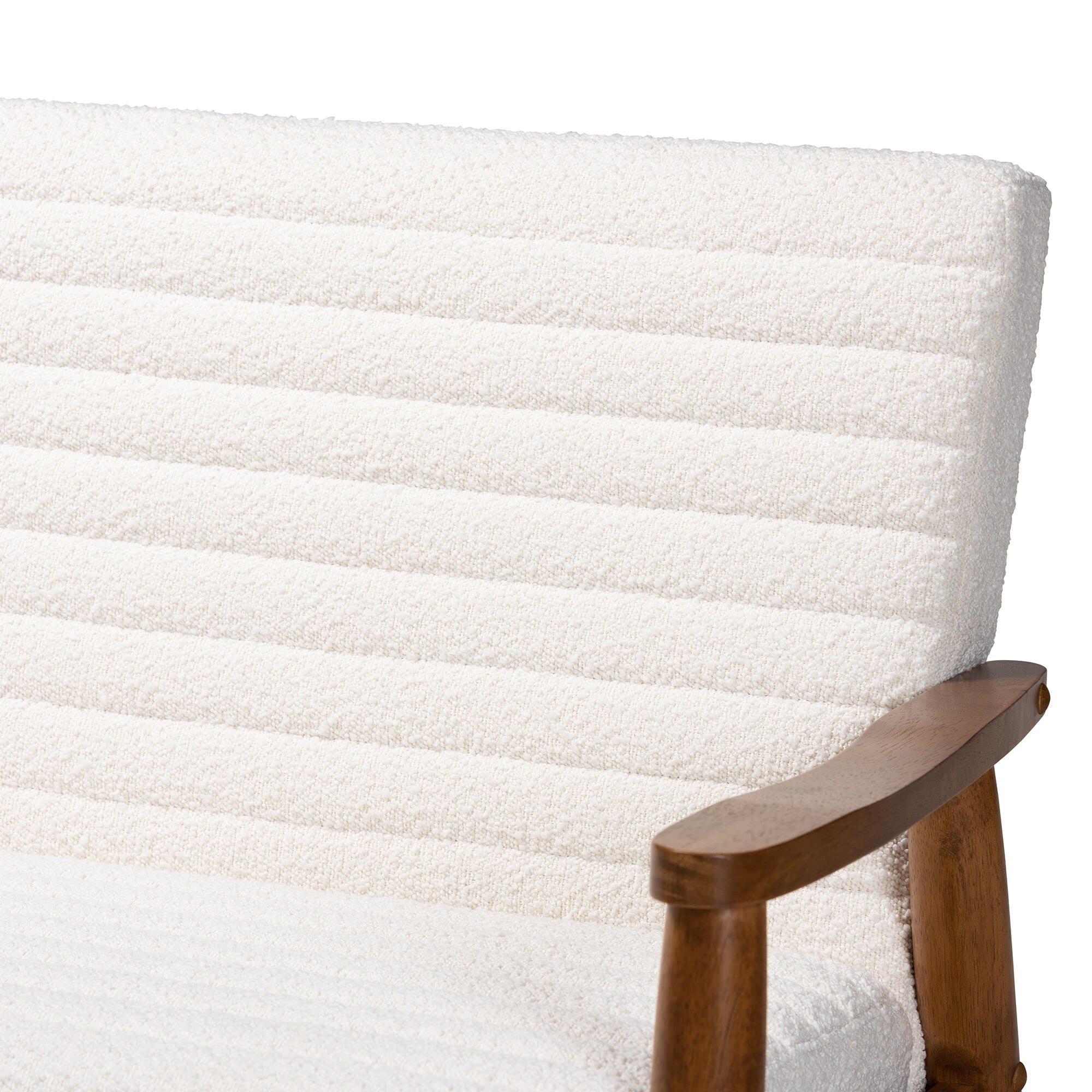 Baxton Studio Stratton Loveseat, , large