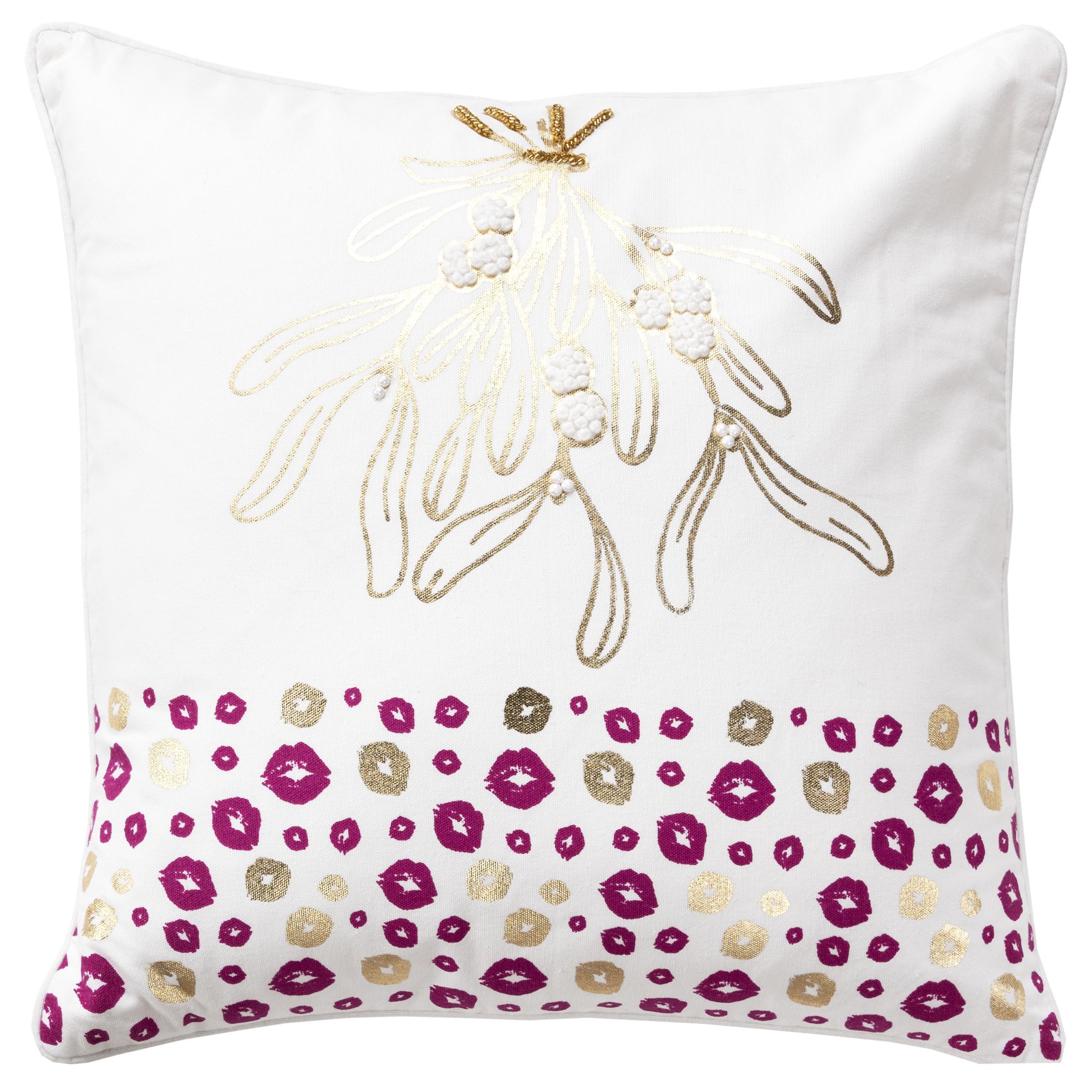 Rizzy Home Mistletoe Pillow, , large