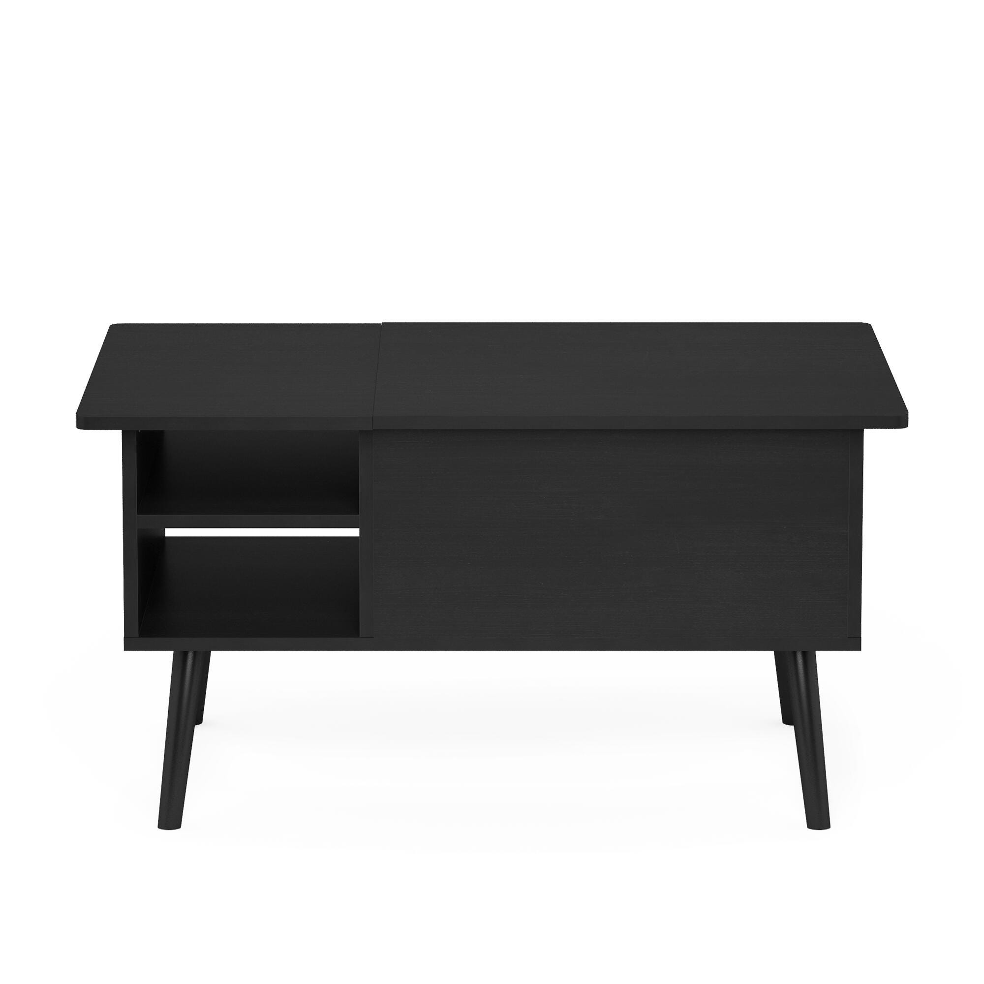 Furinno Jensen Lift Top Coffee Table With Legs, Americano, large