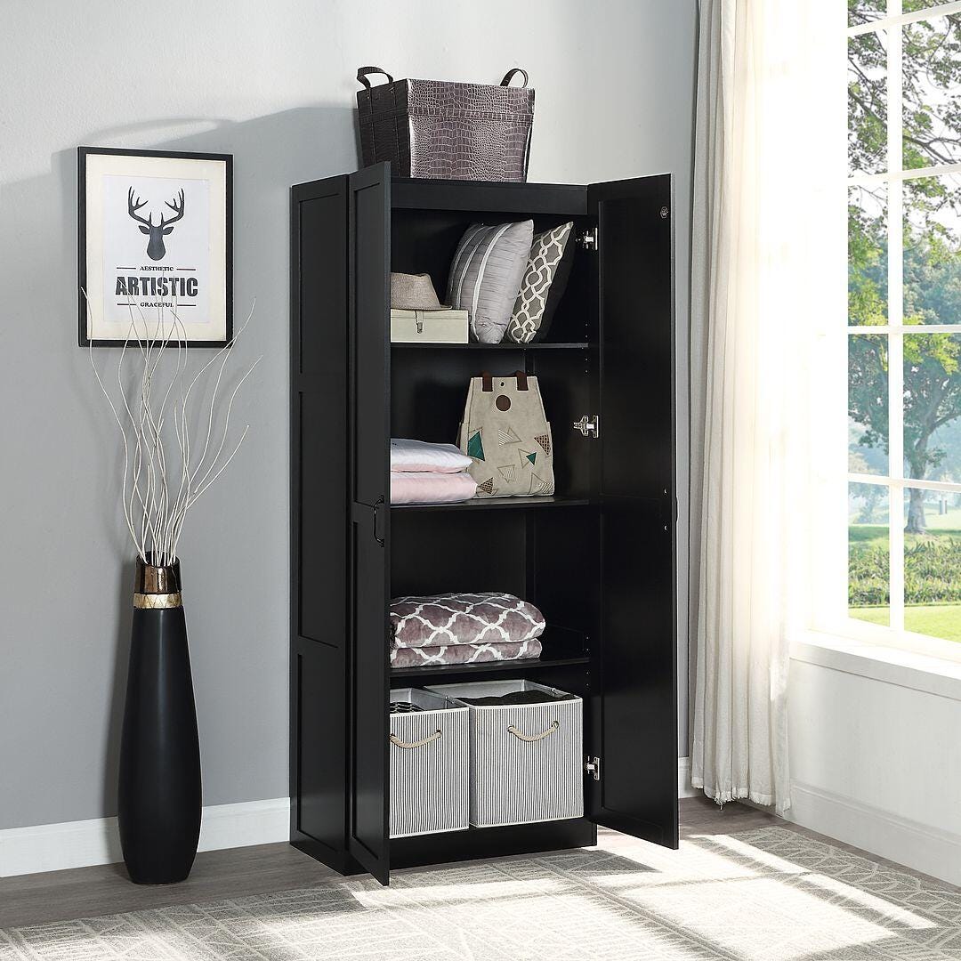 Hopkins Storage Closet 3.0, Black, rollover