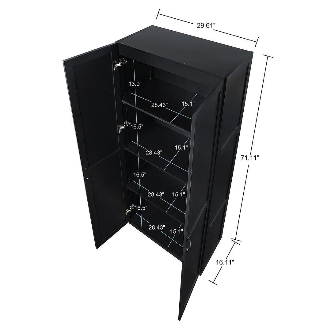 Hopkins Storage Closet 3.0, Black, large