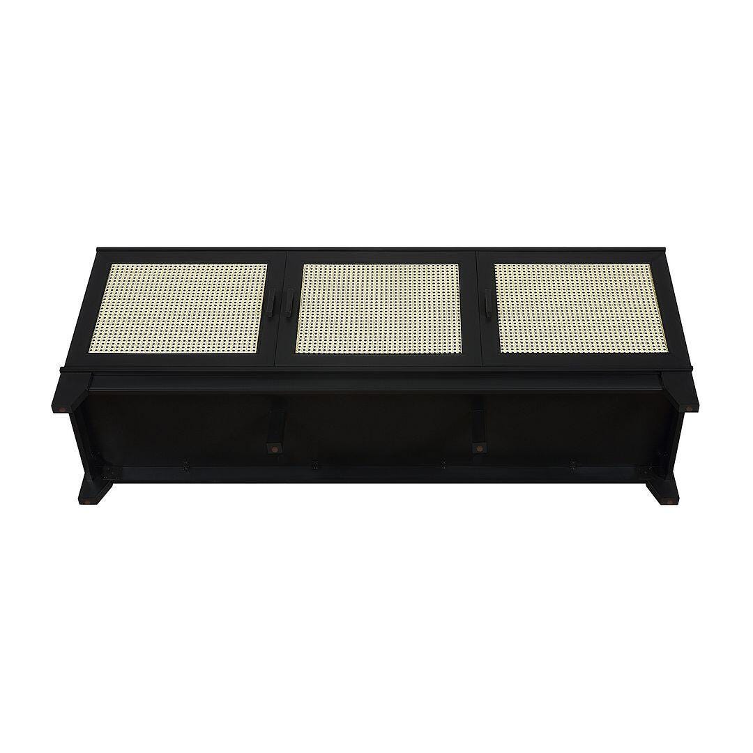 Manhattan Comfort Sheridan 63" TV Stand, Black, large