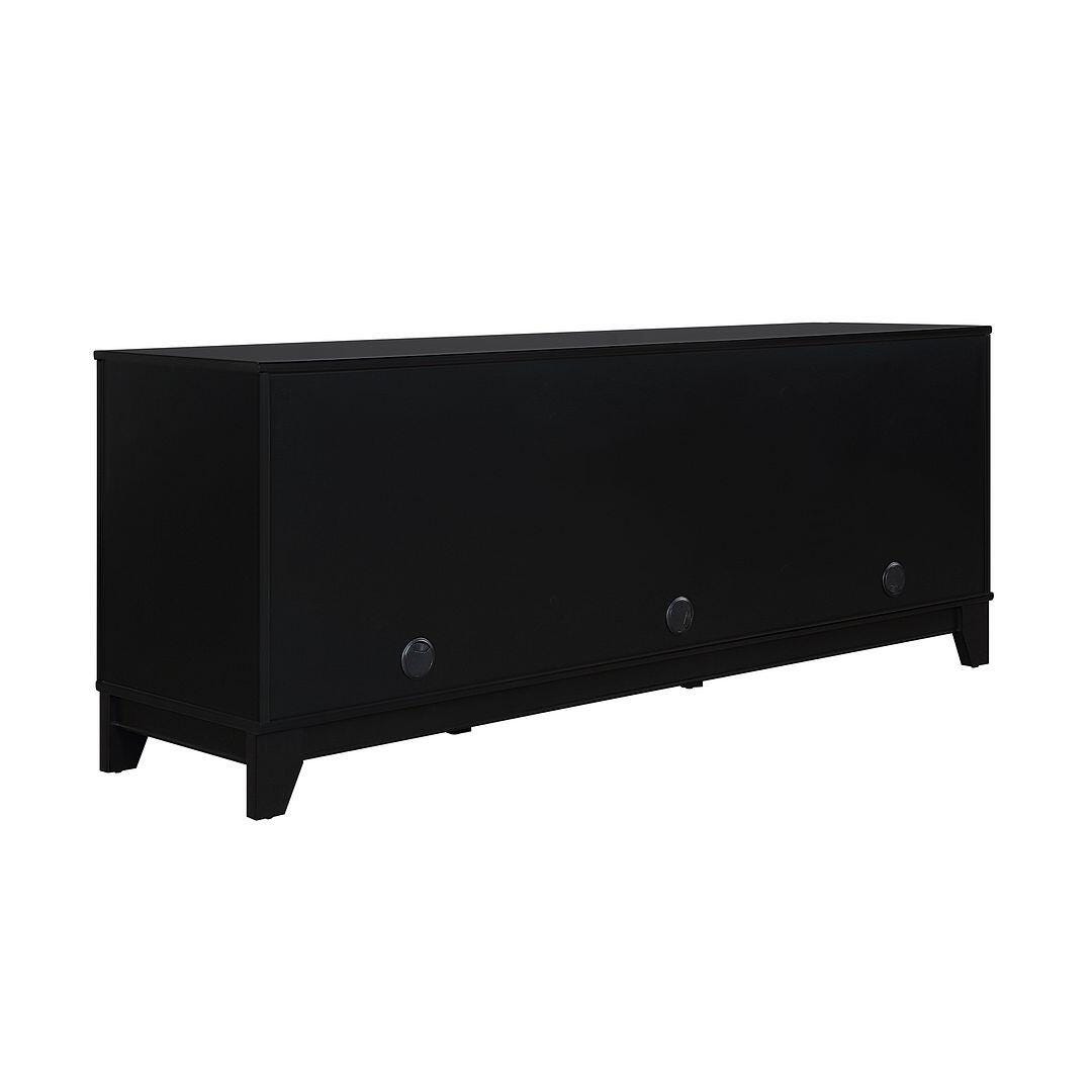 Manhattan Comfort Sheridan 63" TV Stand, Black, large
