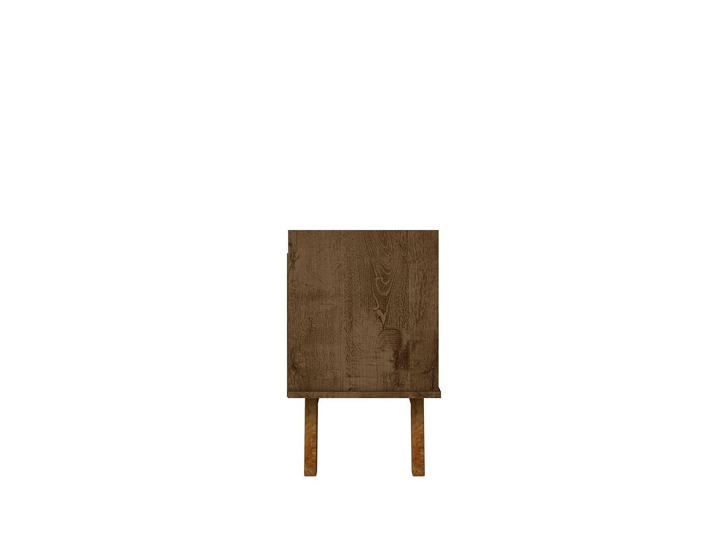 Manhattan Comfort Marcus 63" TV Stand, Rustic Brown, large