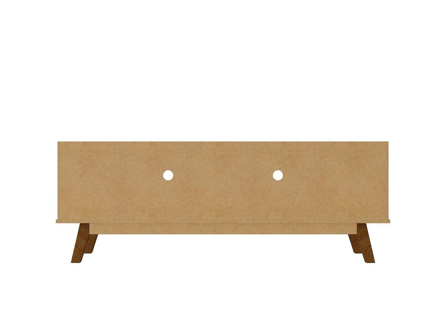 Manhattan Comfort Marcus 63" TV Stand, Rustic Brown, large