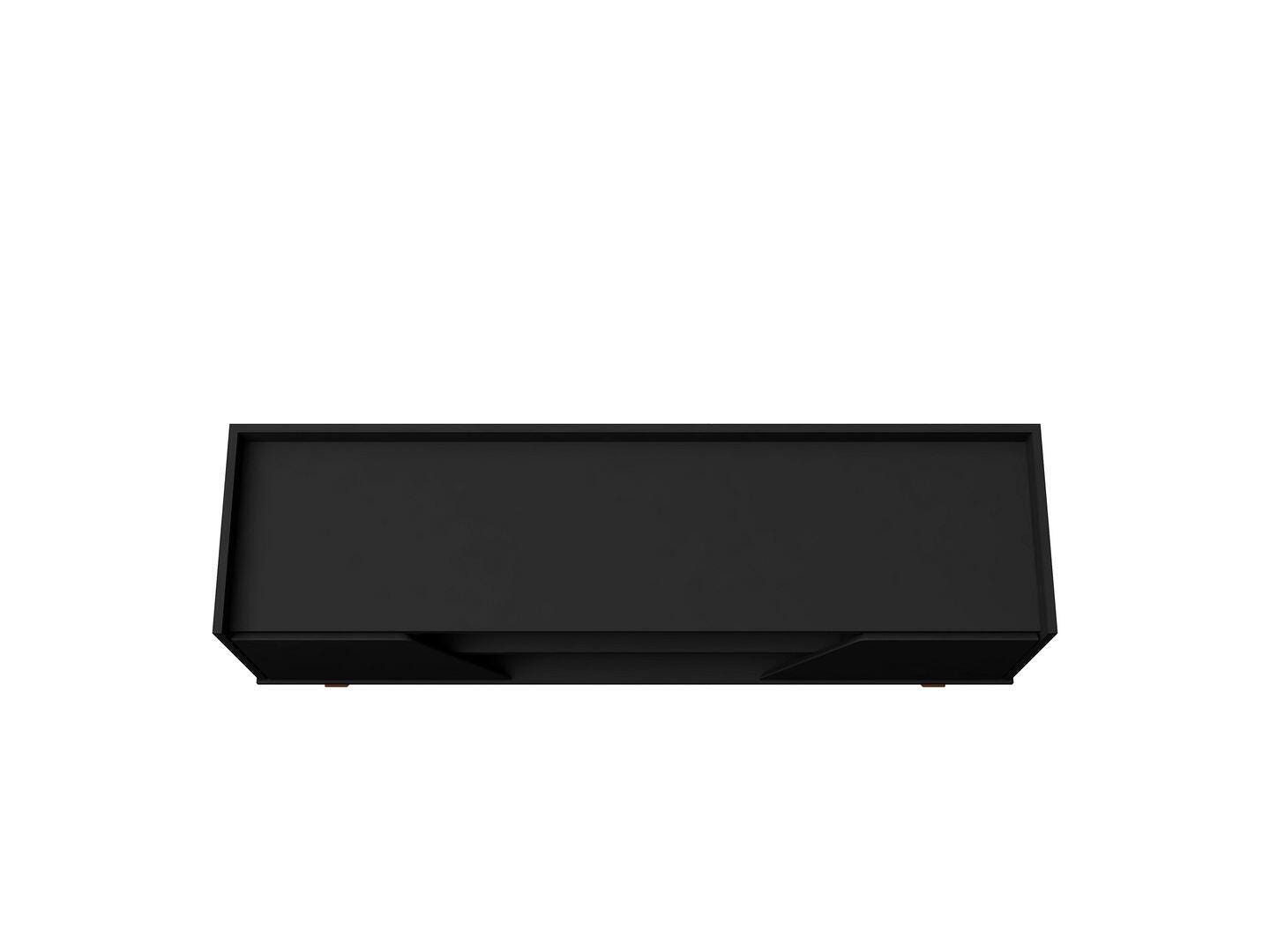 Manhattan Comfort Marcus 53" TV Stand, Matte Black, large