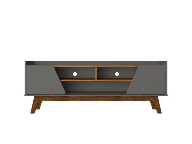 Manhattan Comfort Marcus 63" TV Stand, Greige/Natural