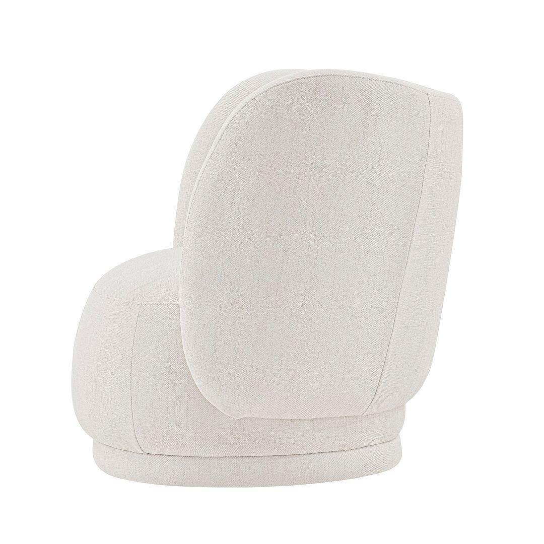 Manhattan Comfort Siri Accent Chair, Cream, large