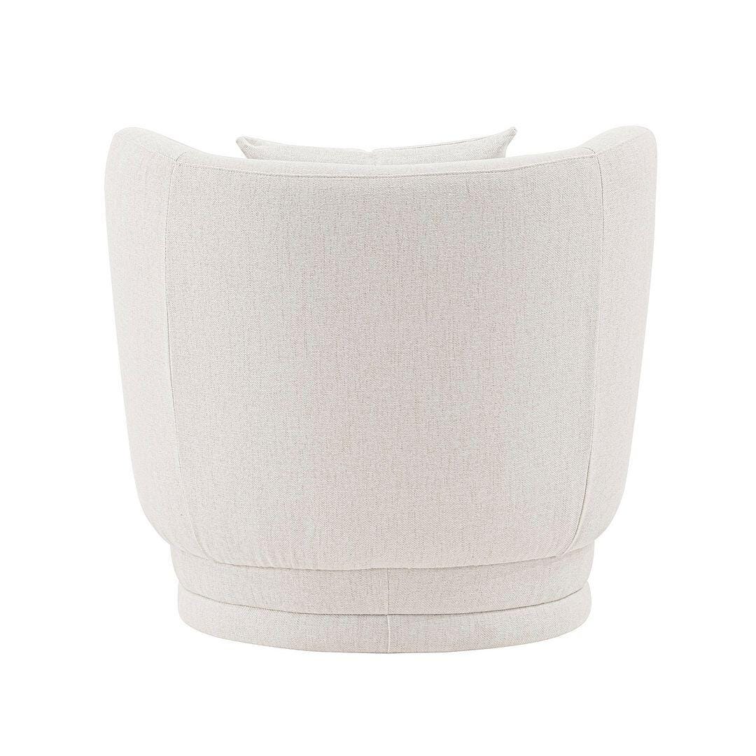 Manhattan Comfort Siri Accent Chair, Cream, large