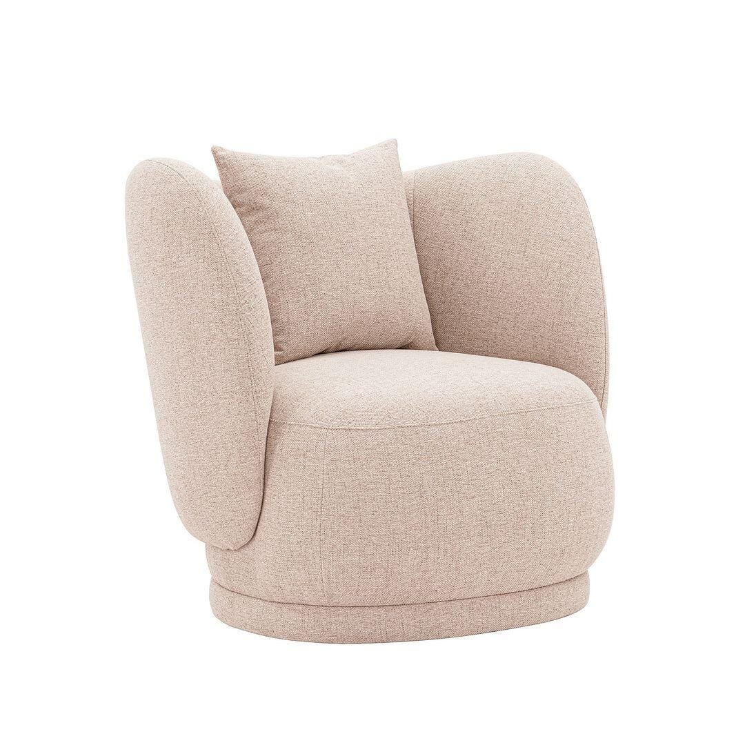 Manhattan Comfort Siri Accent Chair, Wheat, large